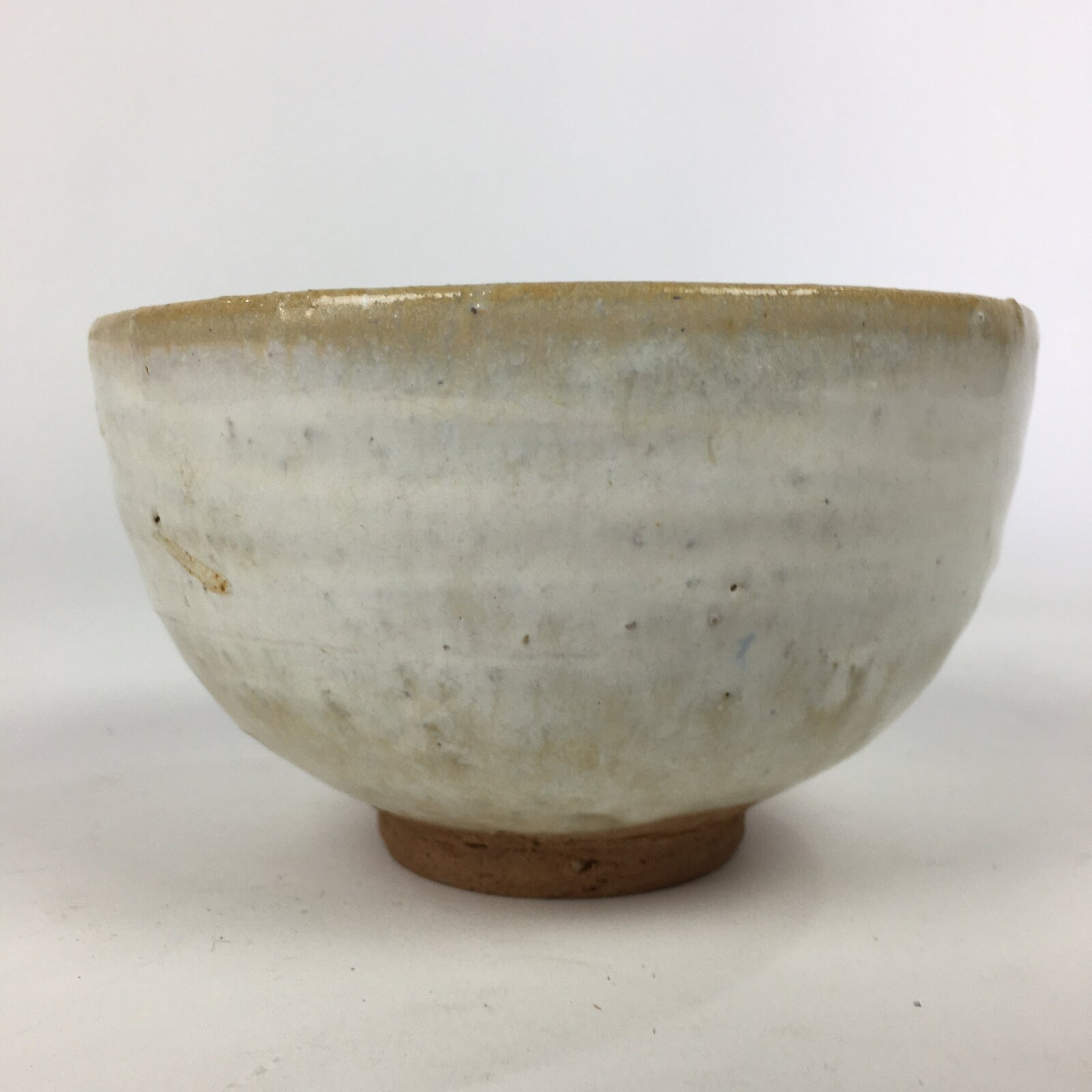 Japanese Ceramic Tea Ceremony Green Tea Bowl Vtg Chawan Wan-nari GTB894