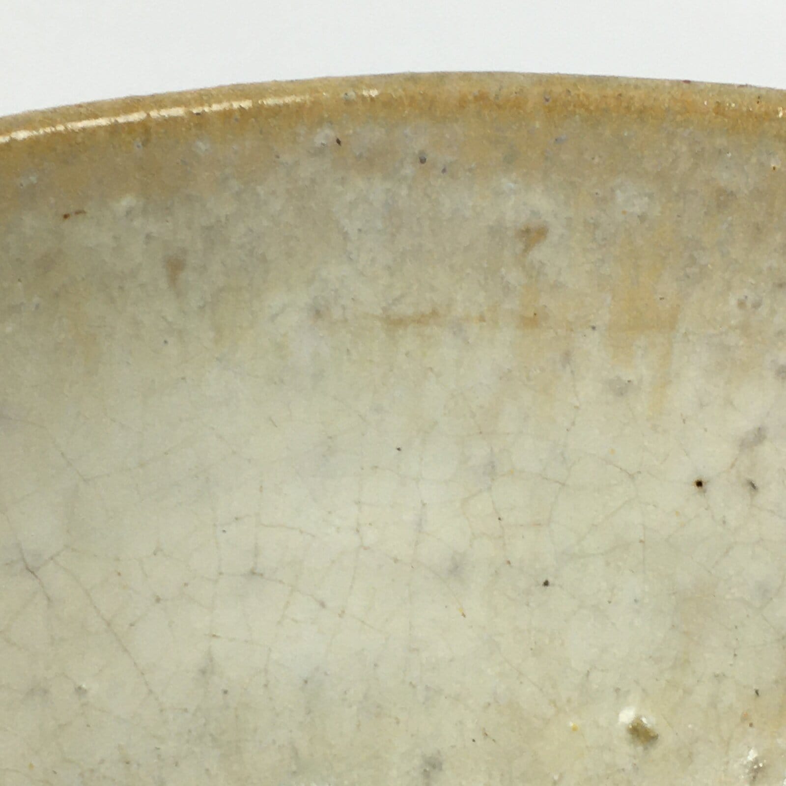 Japanese Ceramic Tea Ceremony Green Tea Bowl Vtg Chawan Wan-nari GTB894