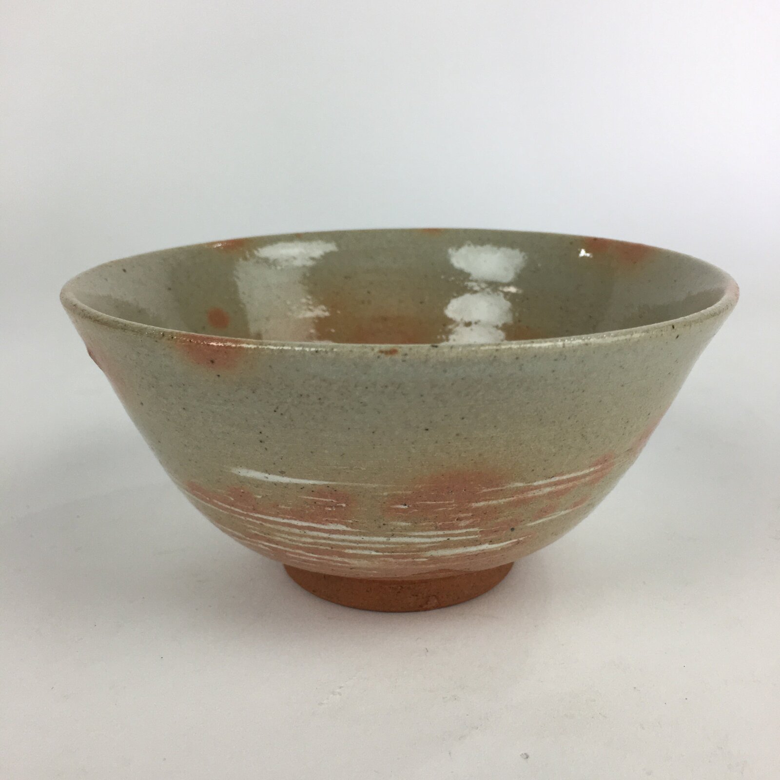 Japanese Ceramic Tea Ceremony Green Tea Bowl Vtg Chawan Wan-nari GTB897