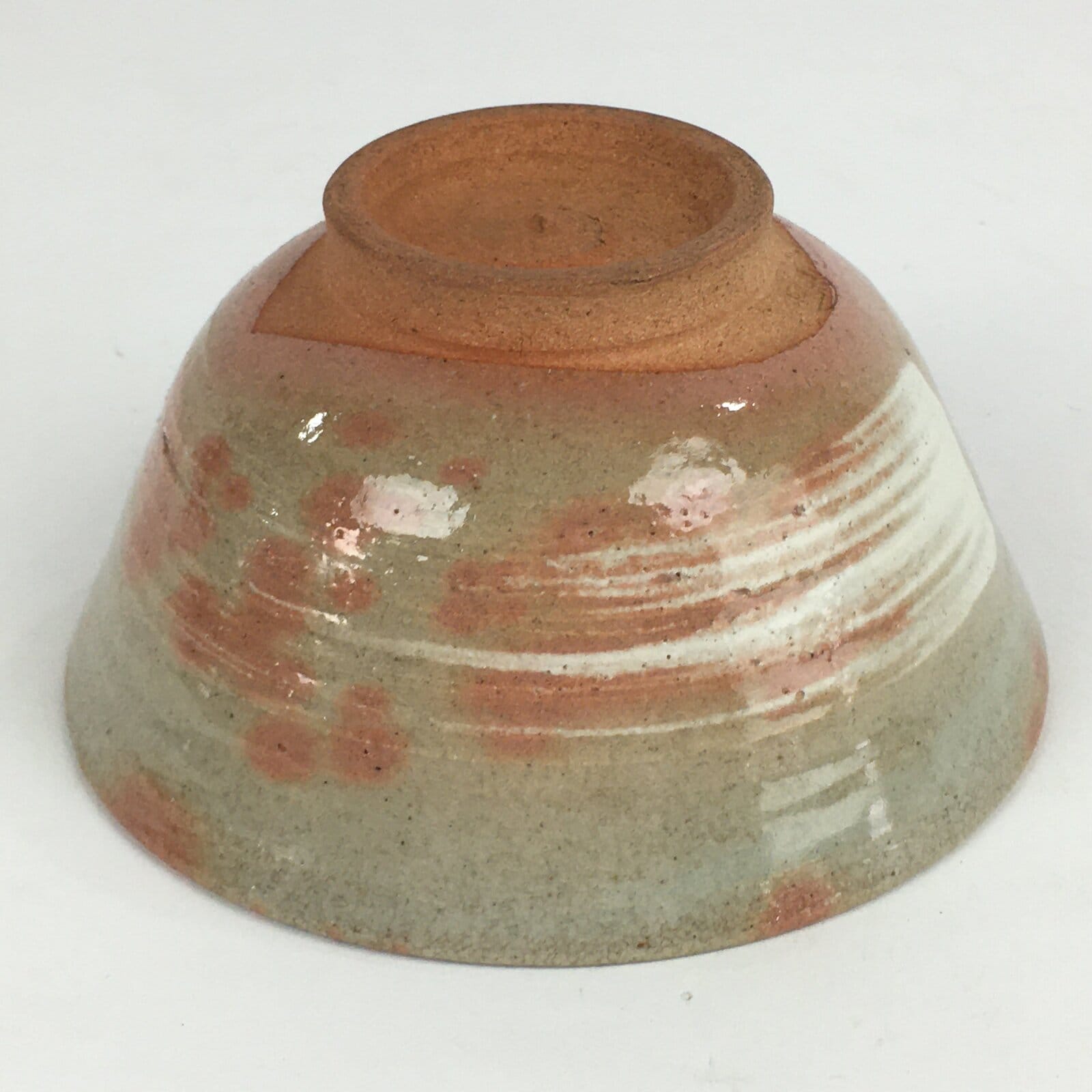 Japanese Ceramic Tea Ceremony Green Tea Bowl Vtg Chawan Wan-nari GTB899