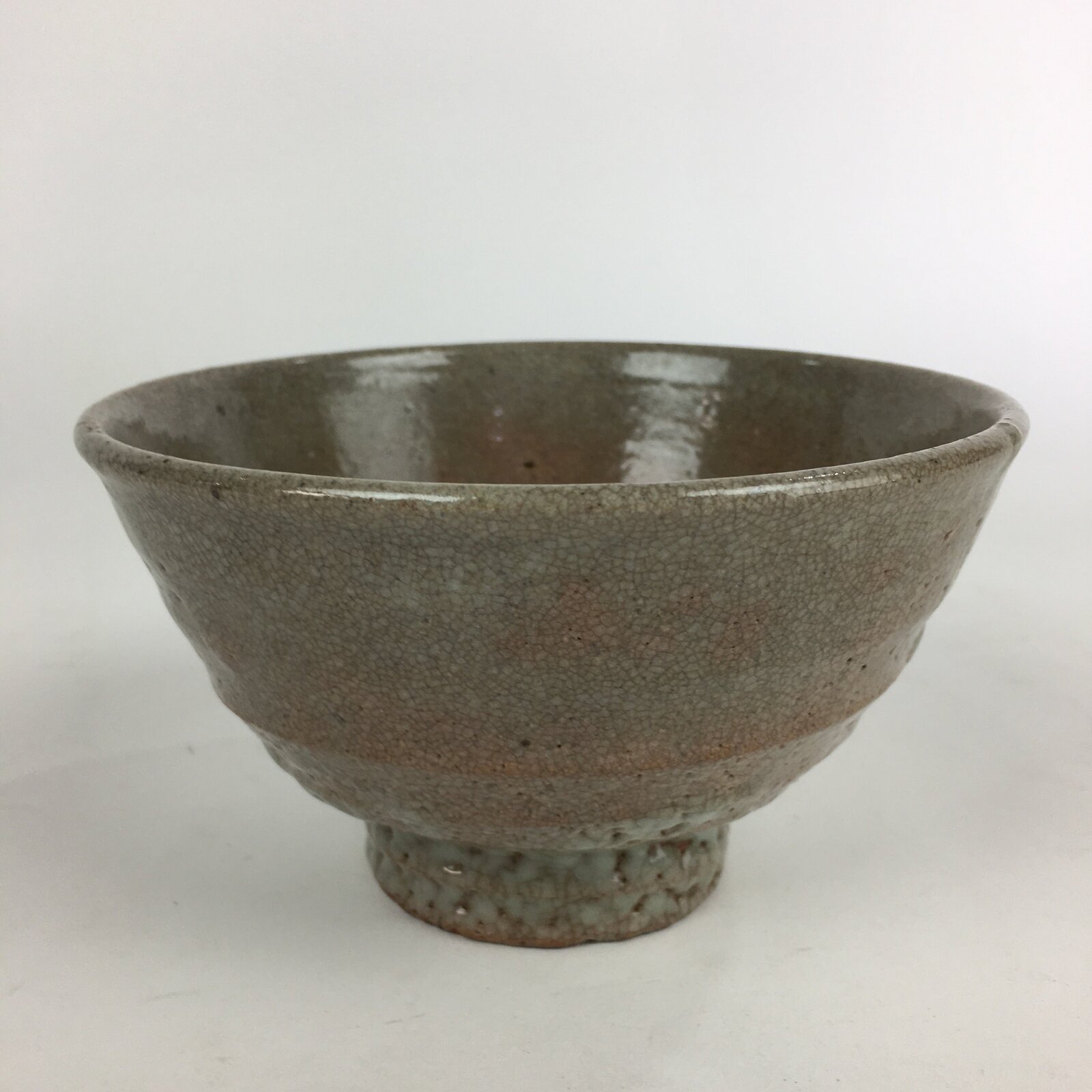 Japanese Ceramic Tea Ceremony Green Tea Bowl Vtg Chawan Wan-nari GTB907