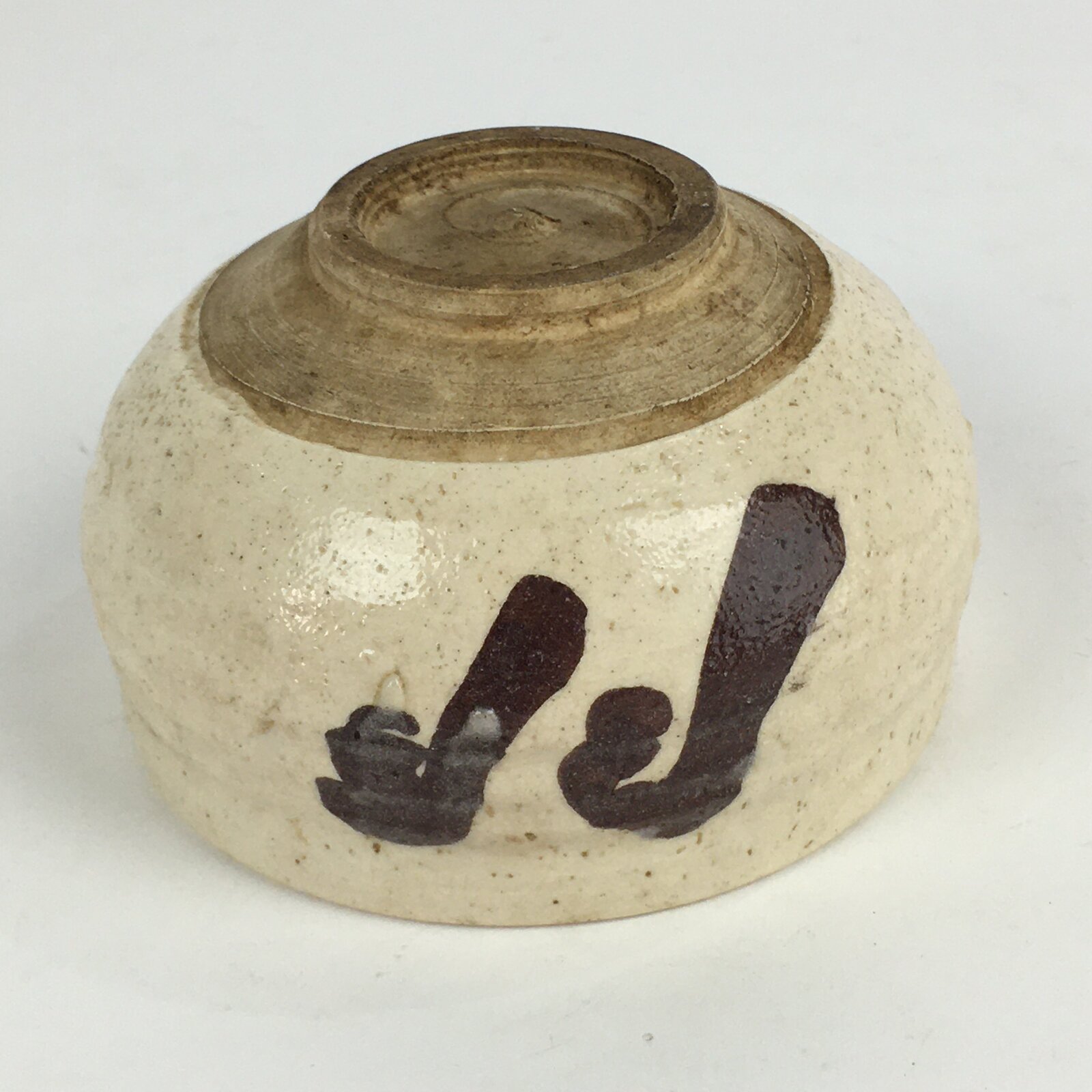 Japanese Ceramic Tea Ceremony Green Tea Bowl Vtg Chawan White GTB931