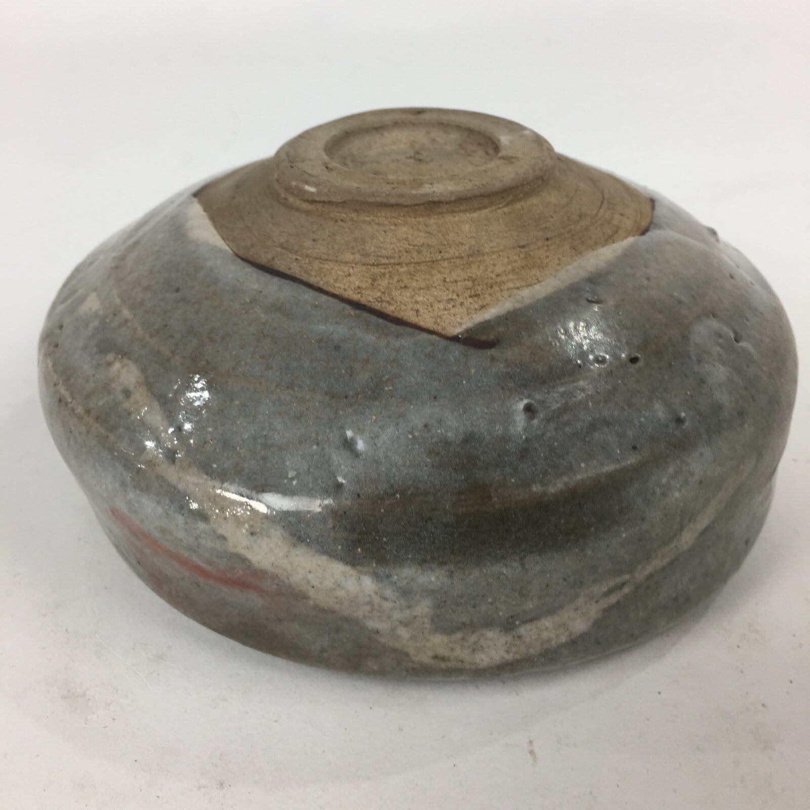 Japanese Ceramic Tea Ceremony Green Tea Bowl Vtg Gray Matcha Chawan GTB840