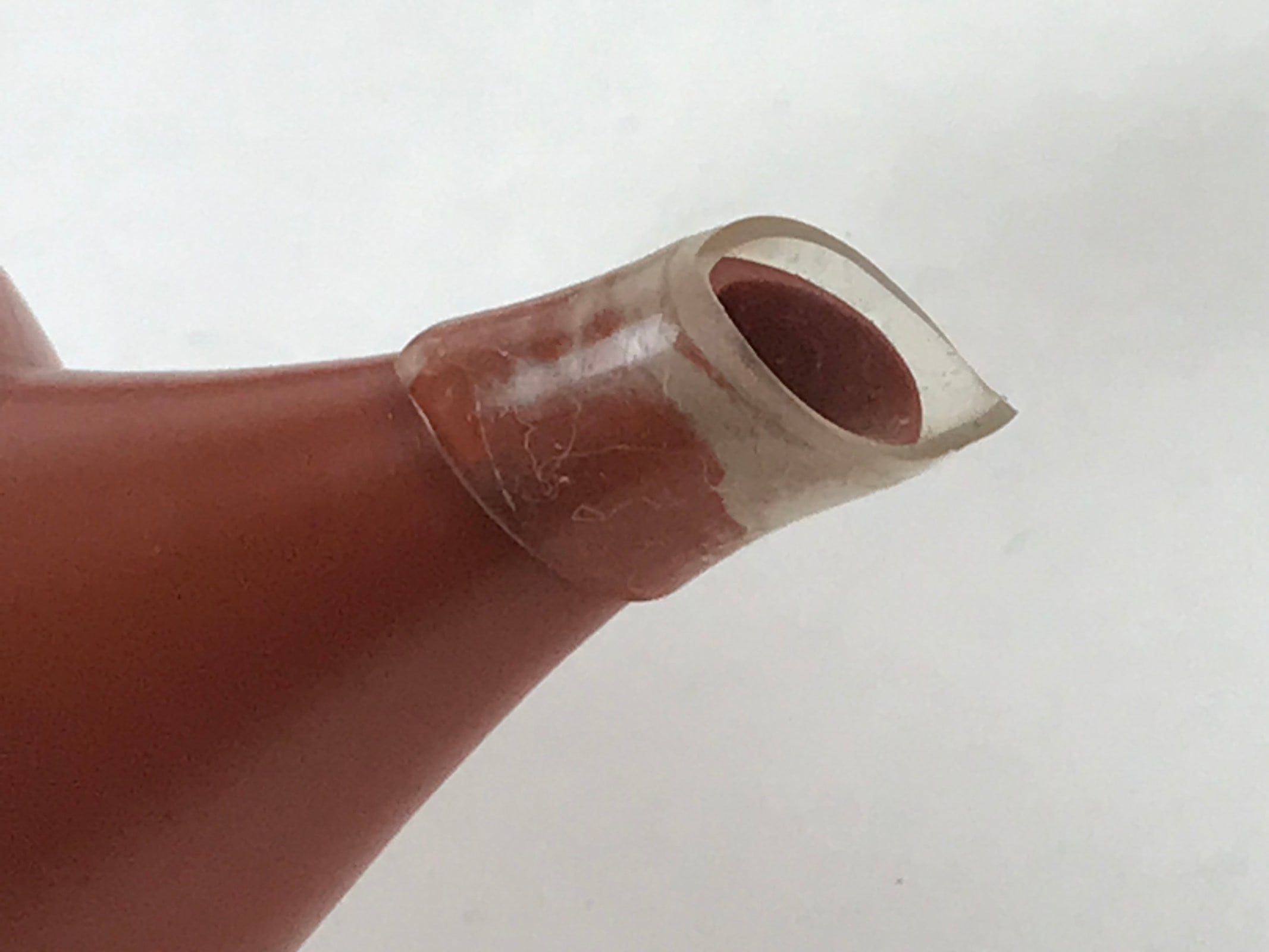 Japanese Ceramic Teapot Kyusu Tokoname Ware Vtg Brown Red Clay Poetry PY450