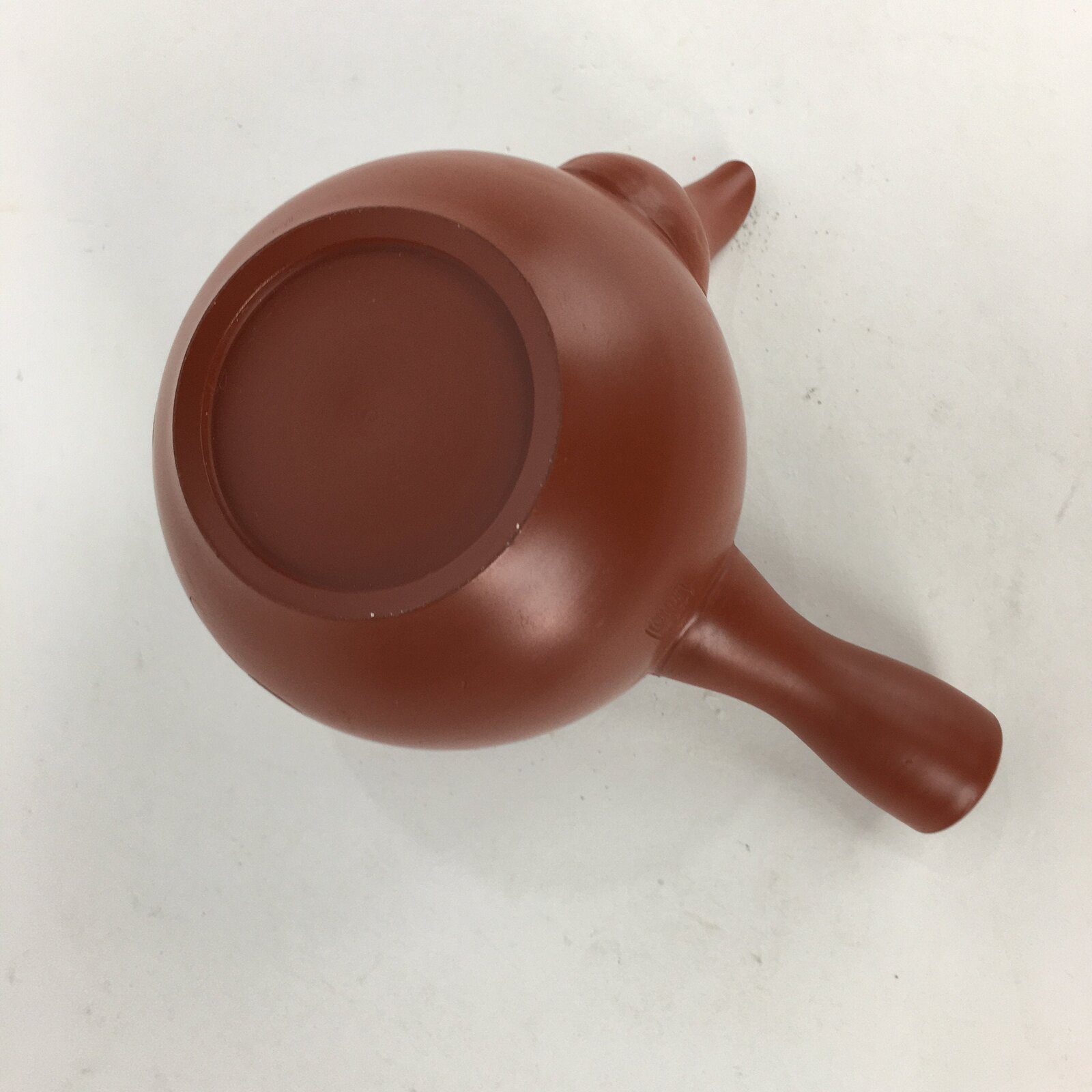 Japanese Ceramic Teapot Vtg Red Pottery Red Clay Kyusu Strainer Sencha PP534