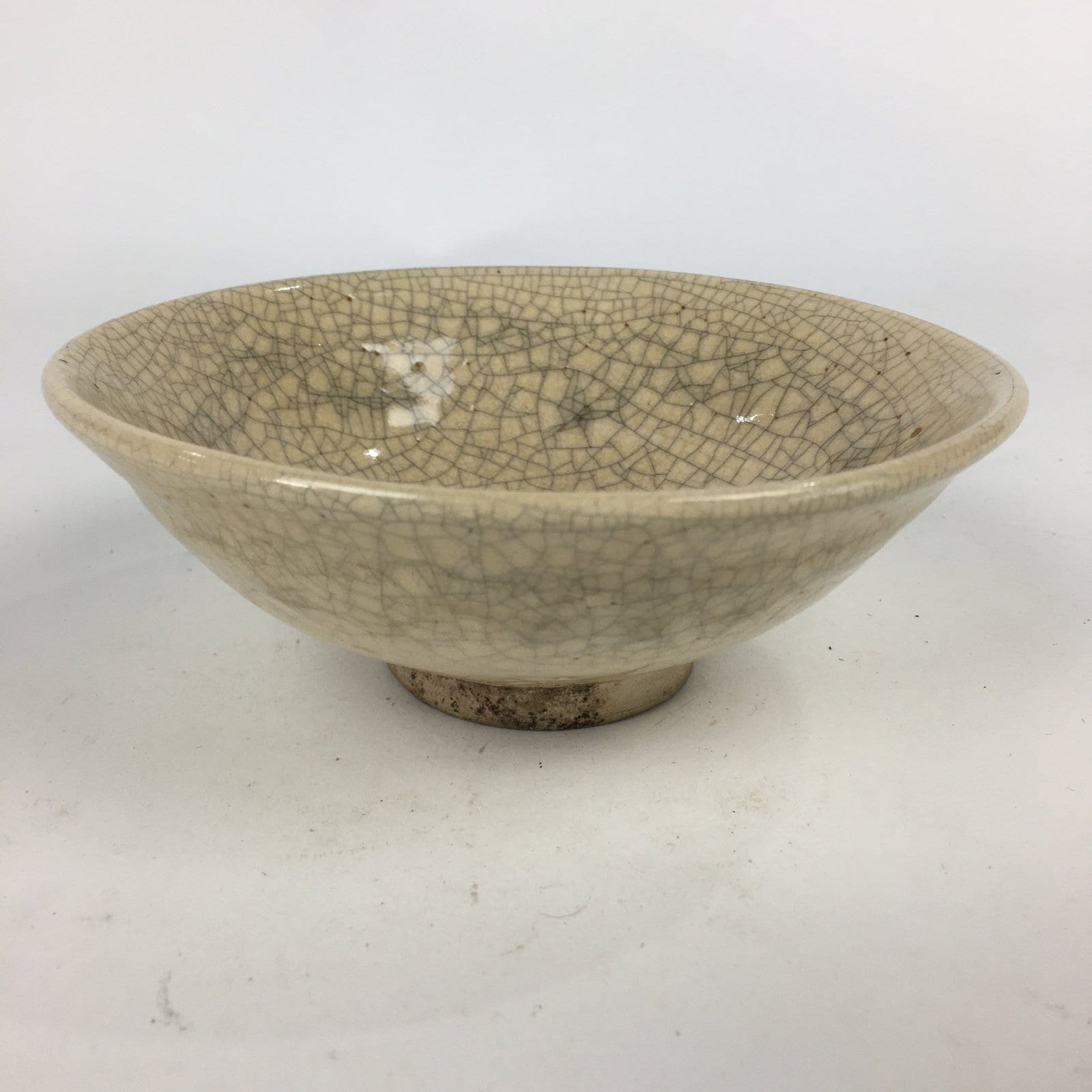 Japanese Ceramic Tokoname Ware Tea Ceremony Green Tea Bowl Vtg Chawan GTB844