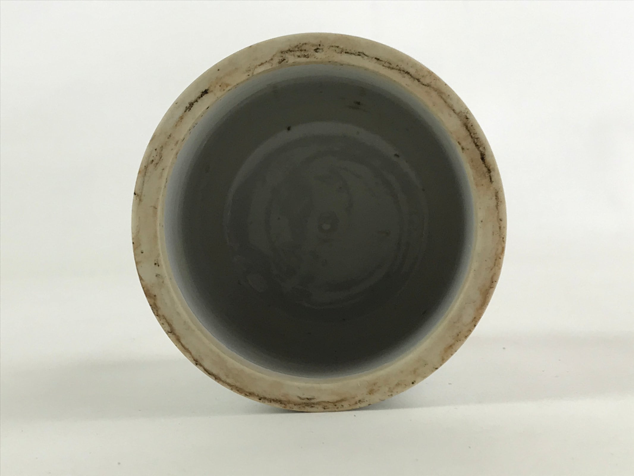 Japanese Ceramic WW2 Vacuum Container White Japan Air Raid Food Inc. PY494