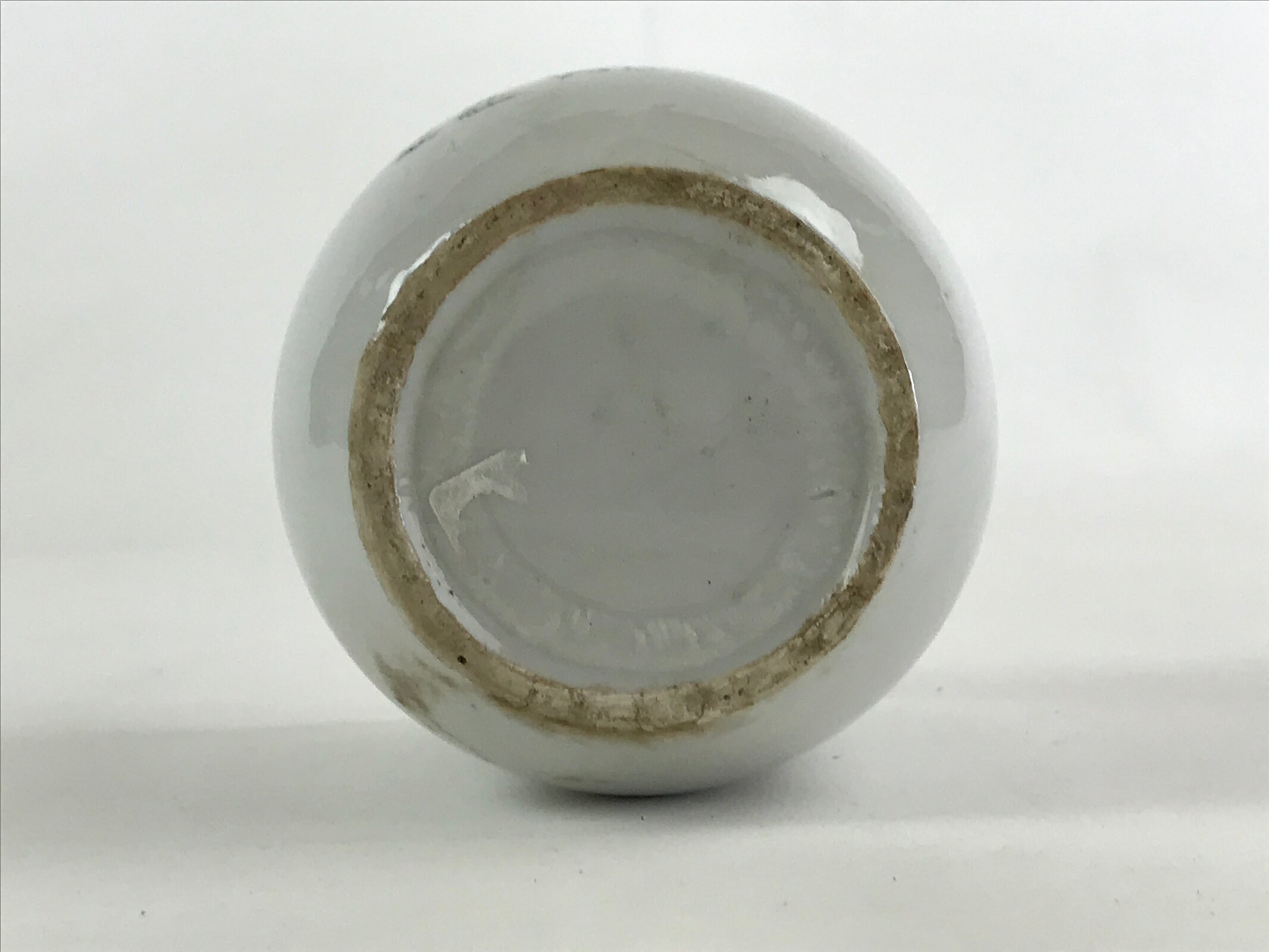 Japanese Ceramic WW2 Vacuum Container White Japan Air Raid Food Inc. PY494