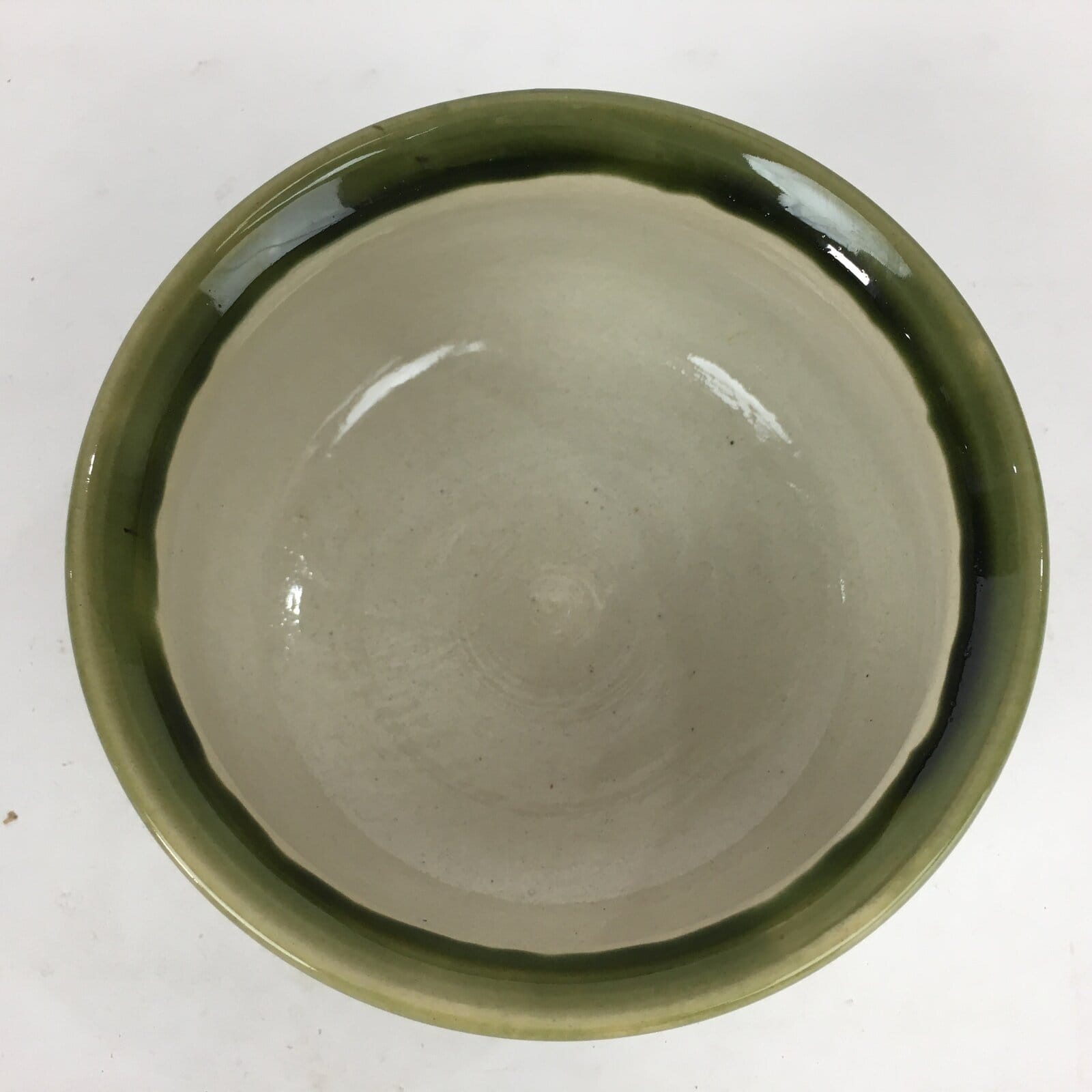 Japanese Ceramic Wastewater Receptacle Tea Ceremony Basin Bowl Vtg Kensui GTB874