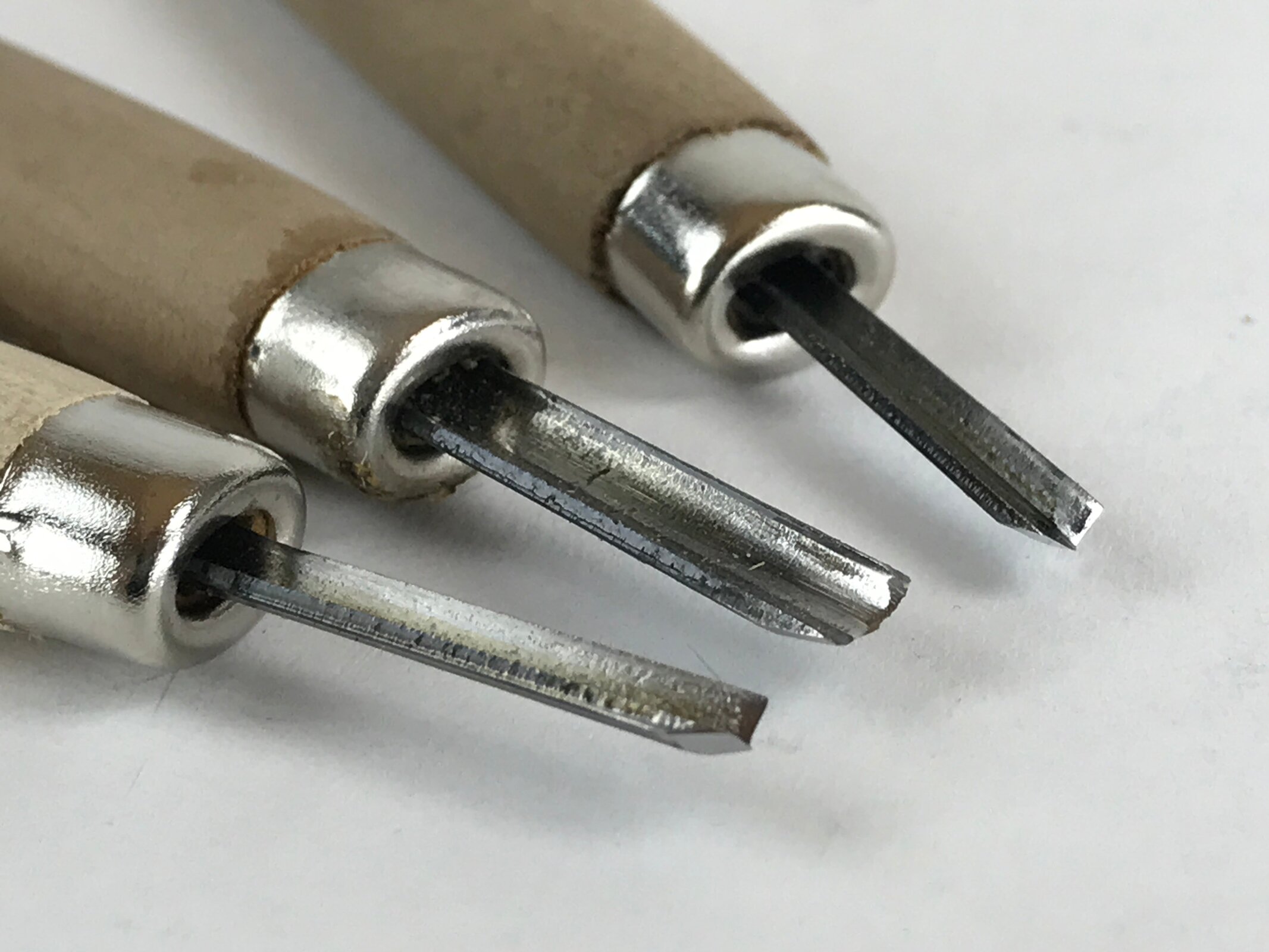 Japanese Chisel 6pc Set Nomi Carpentry Vtg Woodworking Tool Blade Chokokuto T263