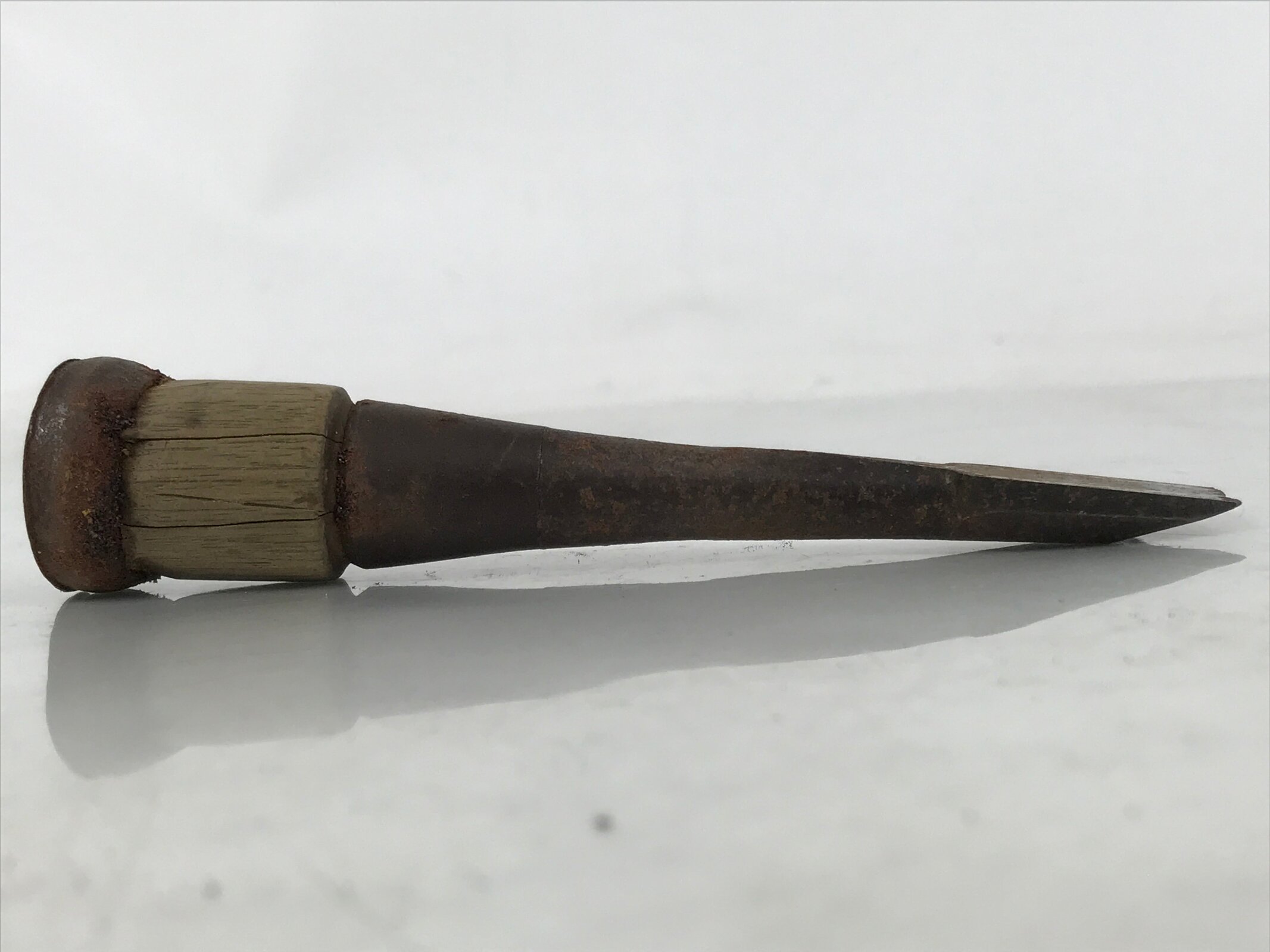 Japanese Chisel Nomi Carpentry Vtg Woodworking Tool 12.5 cm Blade 15 mm T304