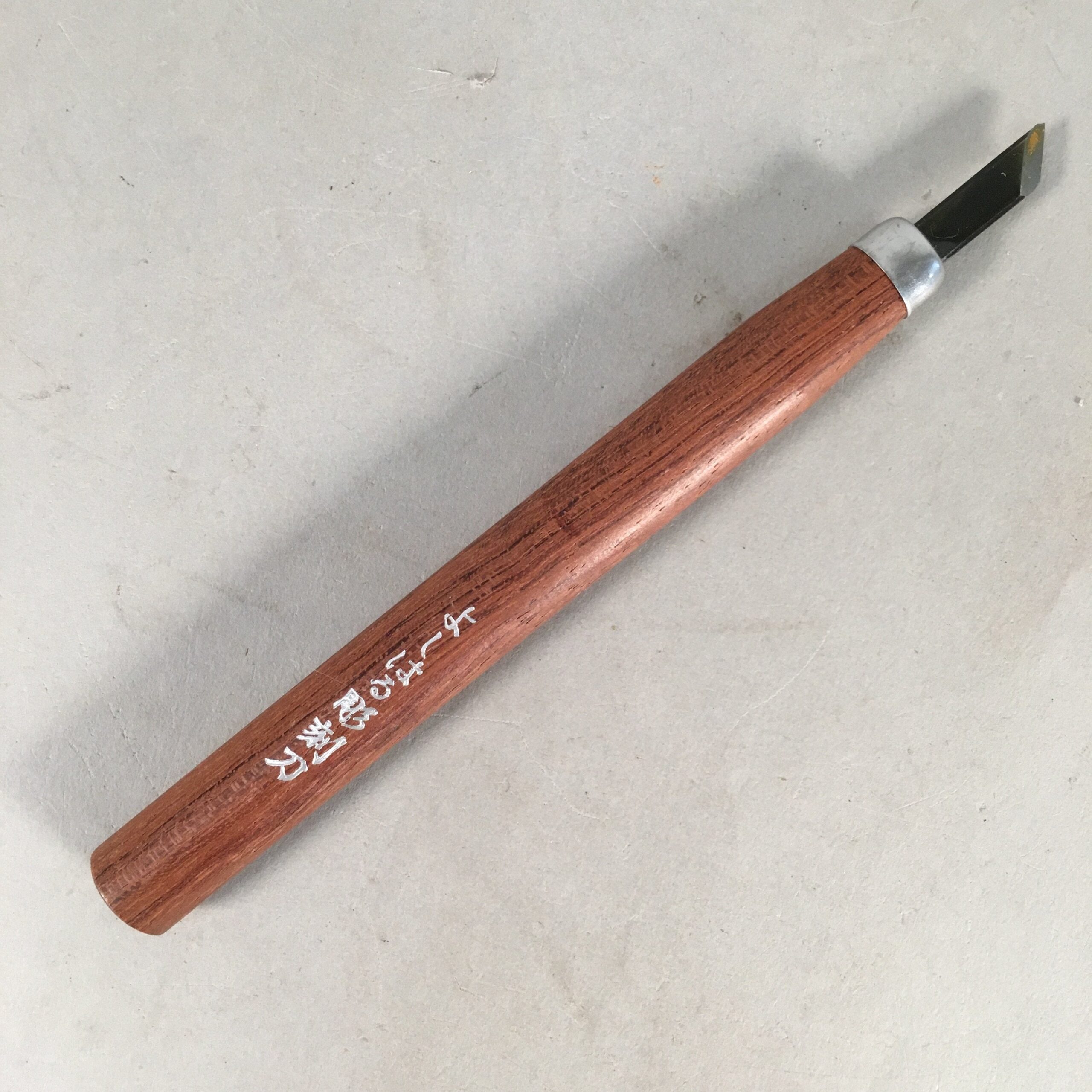 Japanese Chisel Nomi Carpentry Vtg Woodworking Tool 17.8cm Blade 8mm T155