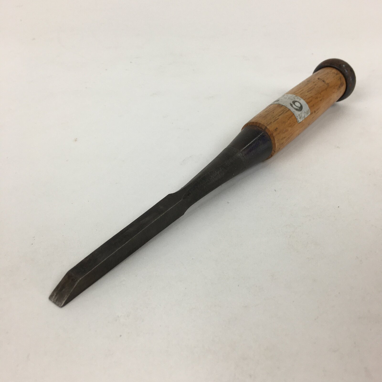 Japanese Chisel Nomi Carpentry Vtg Woodworking Tool 20.7 cm Blade 6 mm T249