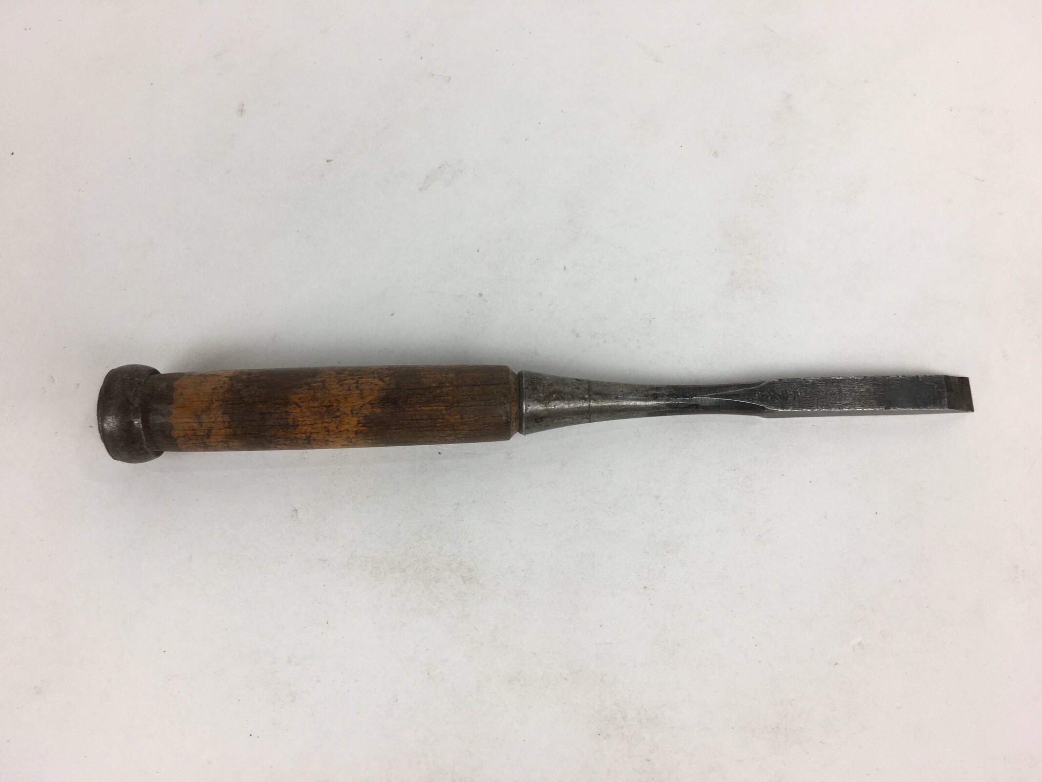 Japanese Chisel Nomi Carpentry Vtg Woodworking Tool 21.2 cm Blade 9 mm T237