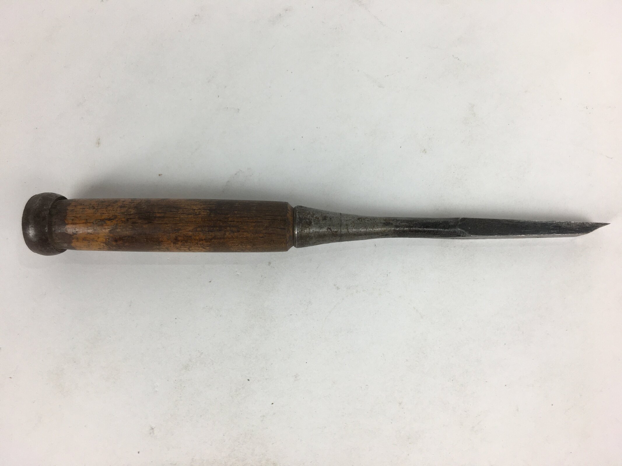 Japanese Chisel Nomi Carpentry Vtg Woodworking Tool 21.2 cm Blade 9 mm T237