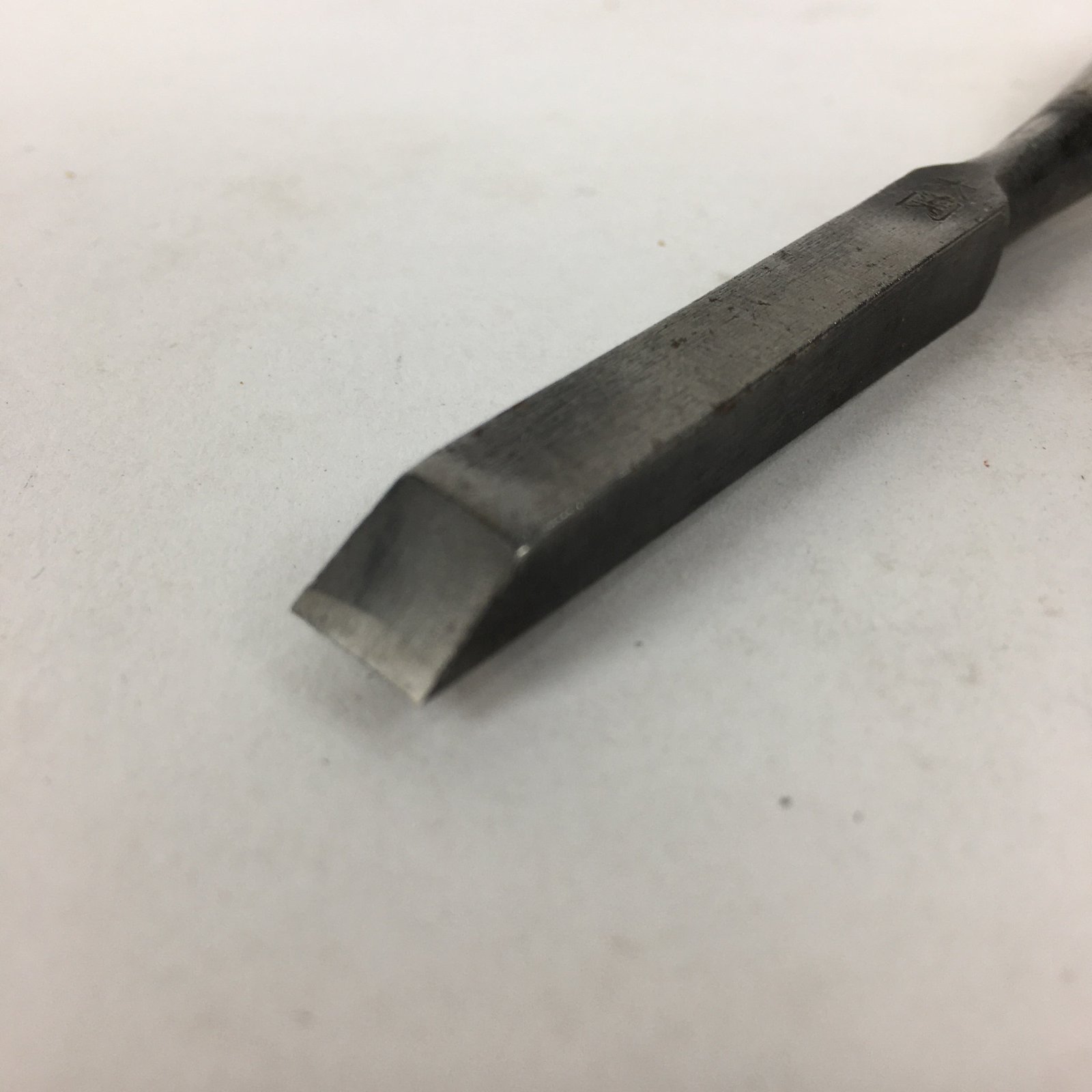 Japanese Chisel Nomi Carpentry Vtg Woodworking Tool 21.6 cm Blade 9 mm T234