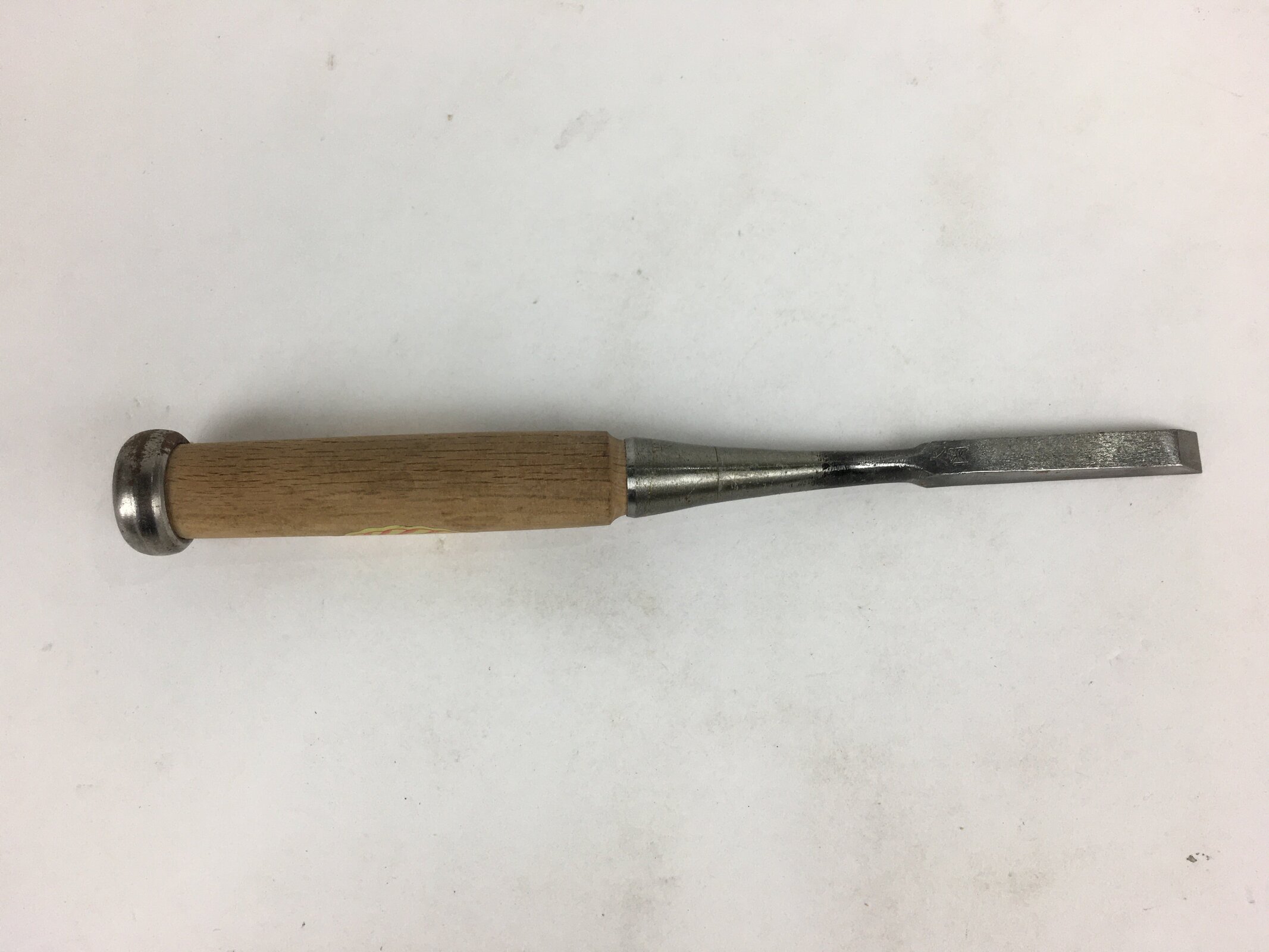 Japanese Chisel Nomi Carpentry Vtg Woodworking Tool 21.6 cm Blade 9 mm T234