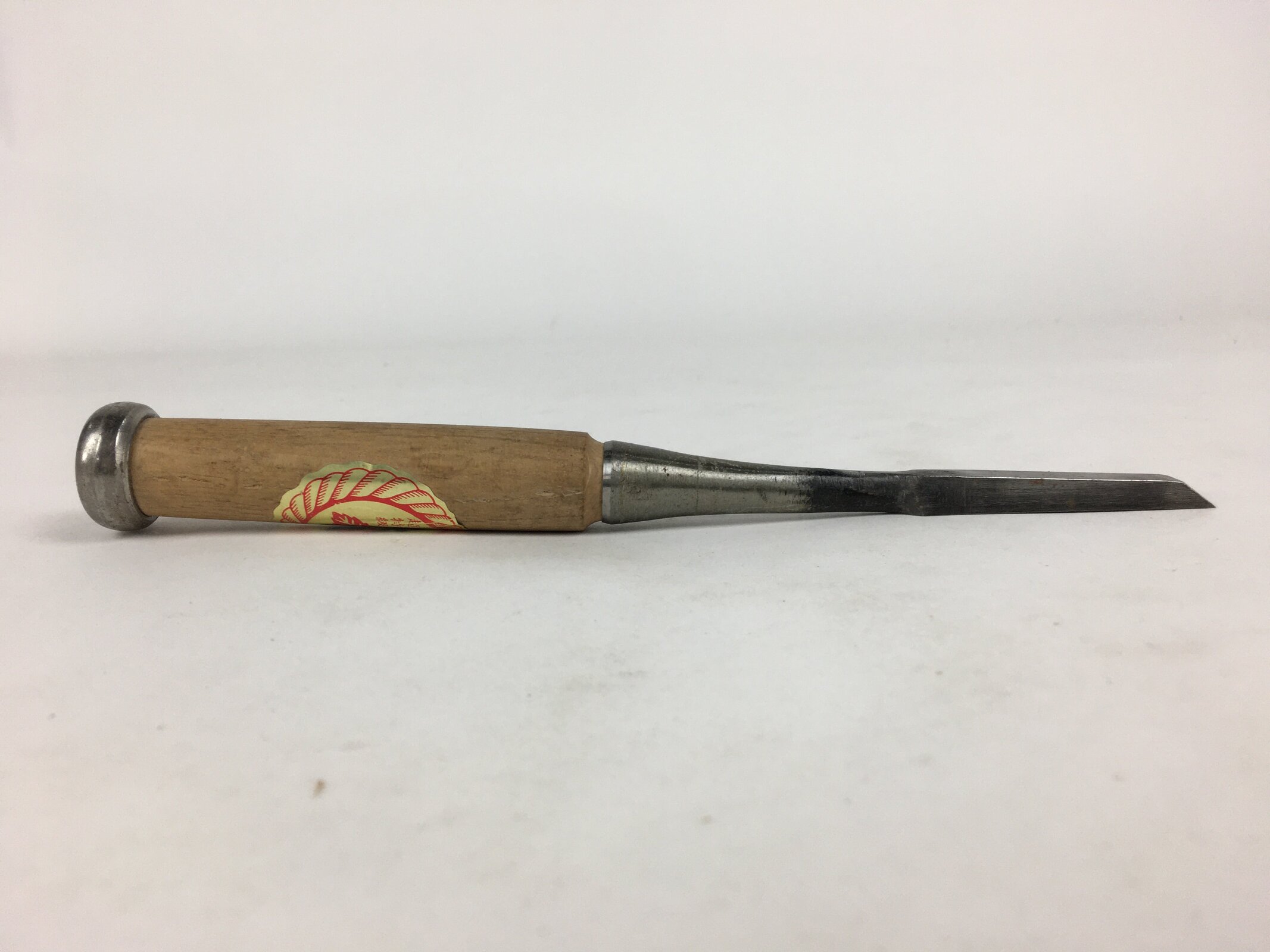 Japanese Chisel Nomi Carpentry Vtg Woodworking Tool 21.6 cm Blade 9 mm T234