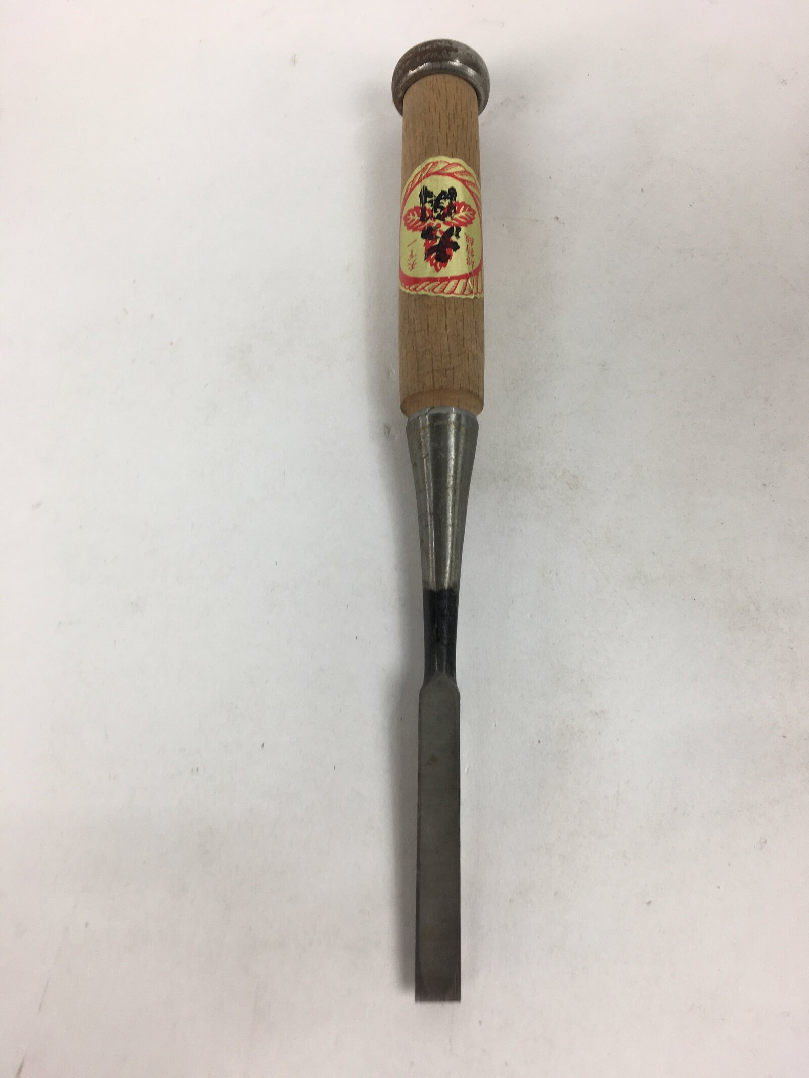 Japanese Chisel Nomi Carpentry Vtg Woodworking Tool 21.6 cm Blade 9 mm T234