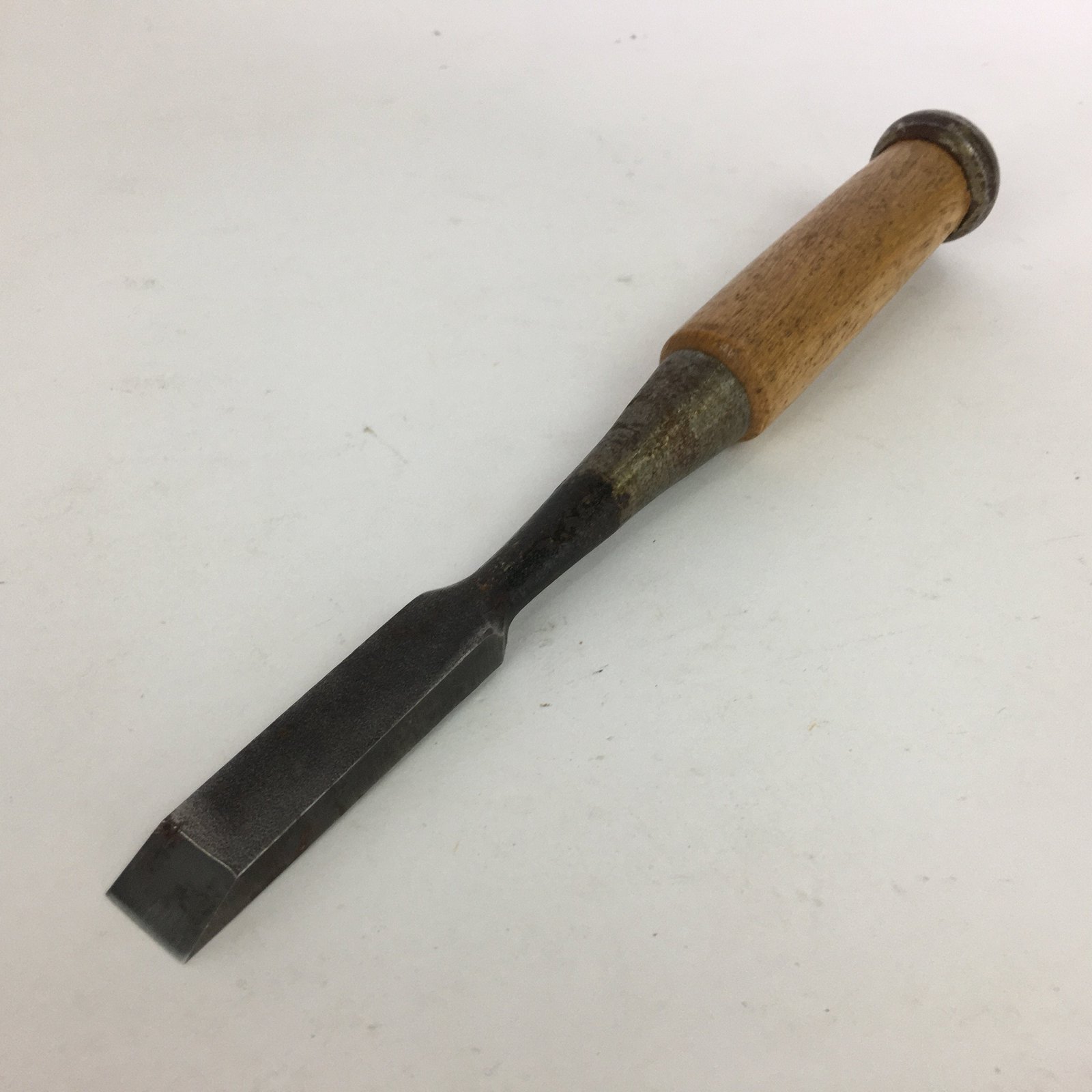 Japanese Chisel Nomi Carpentry Vtg Woodworking Tool 21 cm Blade 15mm T182