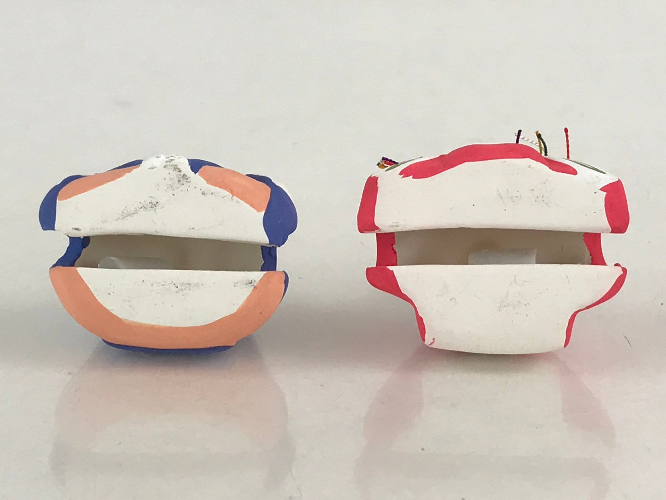 Japanese Clay Bell Dorei Tsuchi-Suzu Ceramic Hina Doll Hinamatsuri Amulet DR419