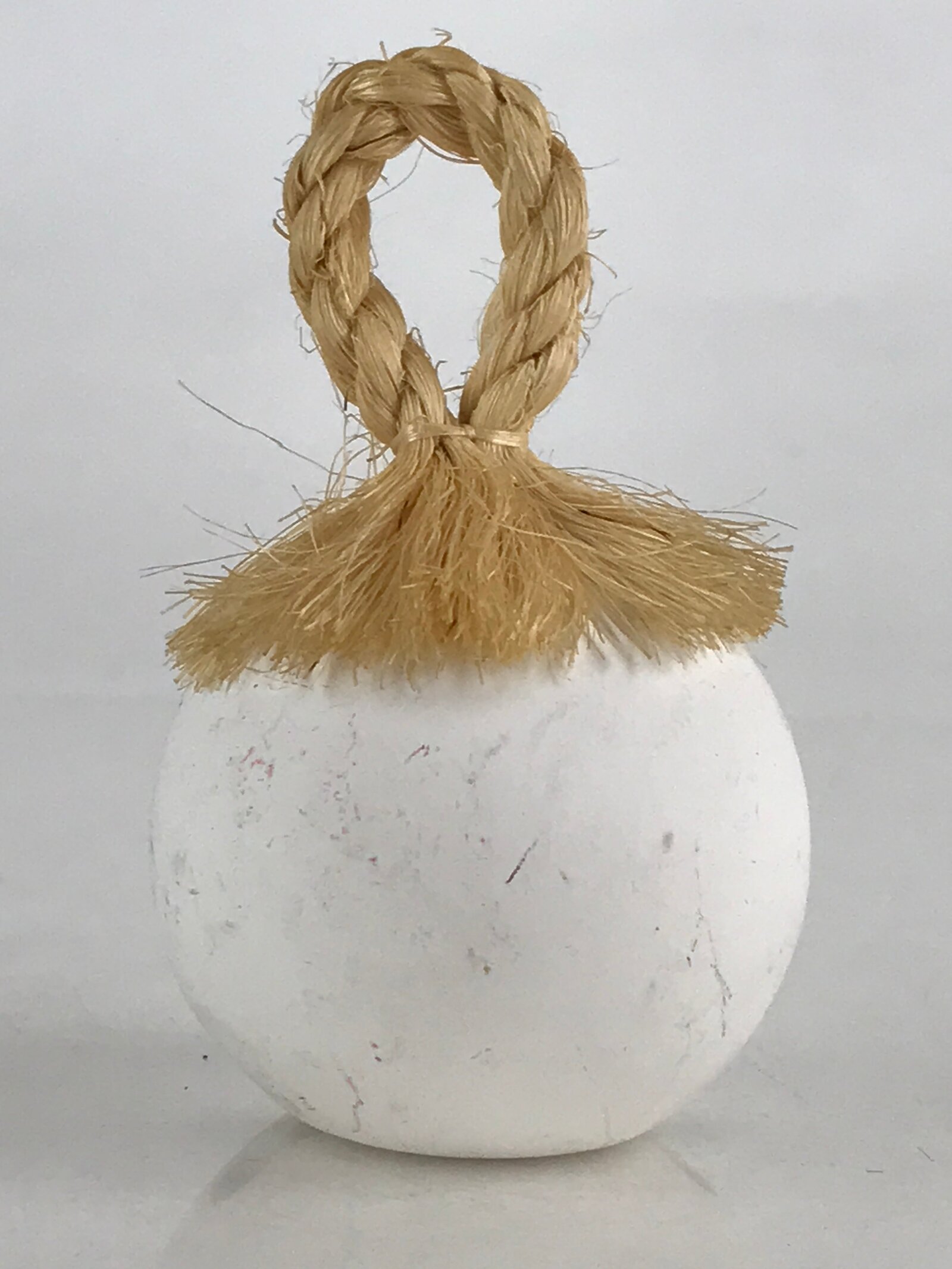 Japanese Clay Bell Dorei Tsuchi-Suzu Vtg Kyoto-Gosho Hamaguri-Gomon Round DR434