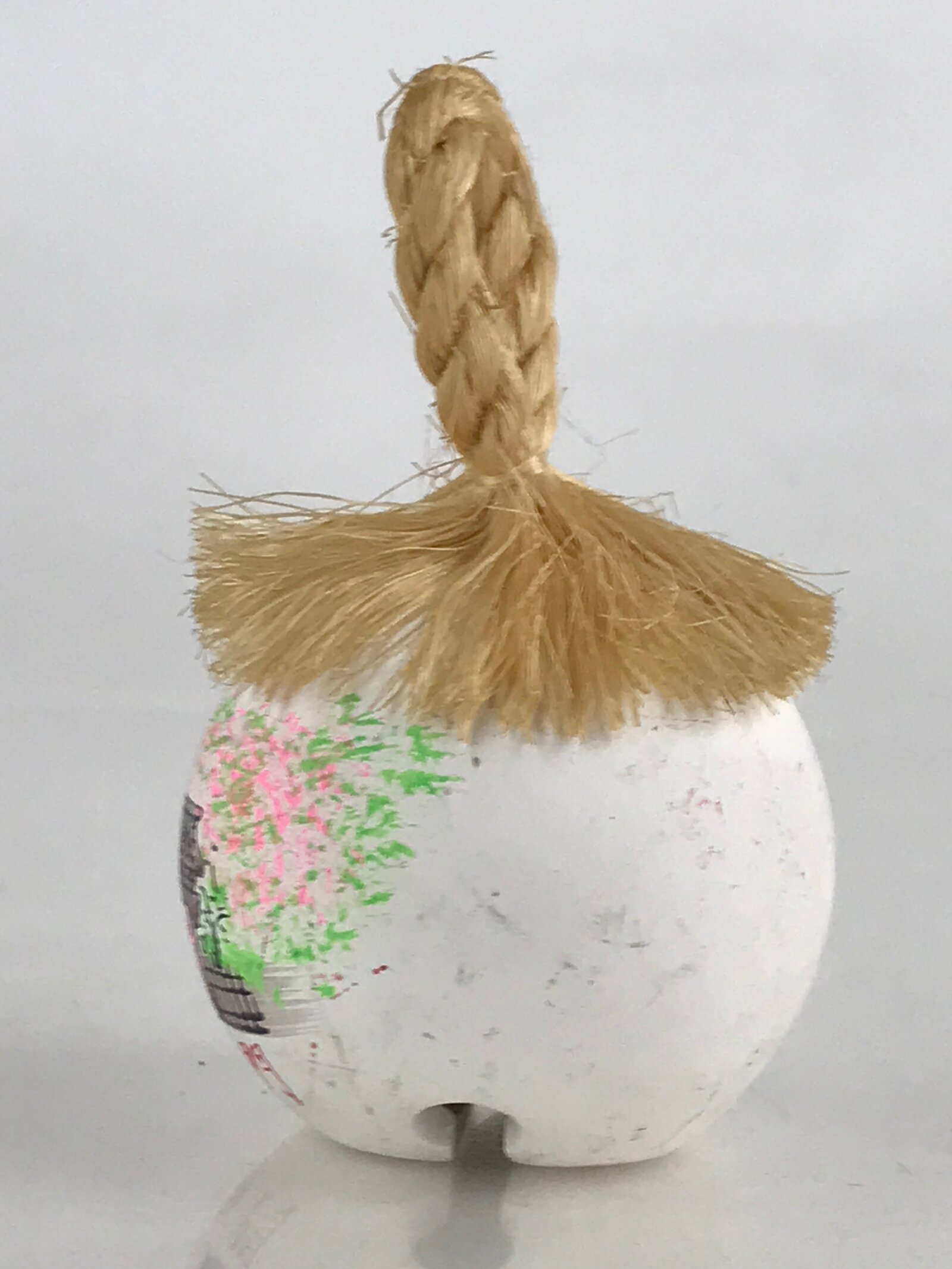 Japanese Clay Bell Dorei Tsuchi-Suzu Vtg Kyoto-Gosho Hamaguri-Gomon Round DR434