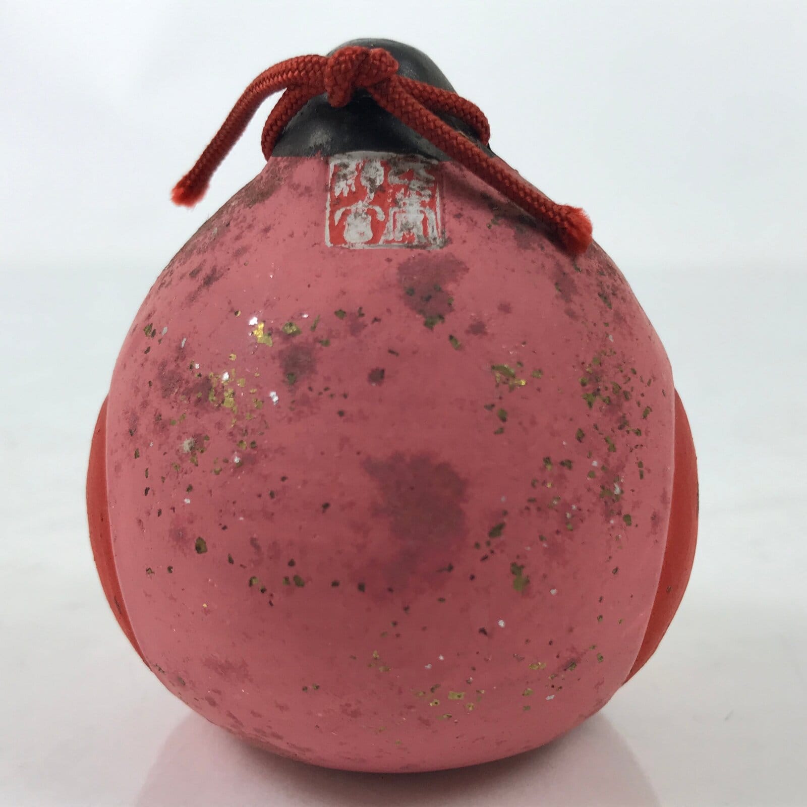 Japanese Clay Bell Dorei Vtg Tsuchi-Suzu Ceramic Hina Doll Hinamatsuri DR545