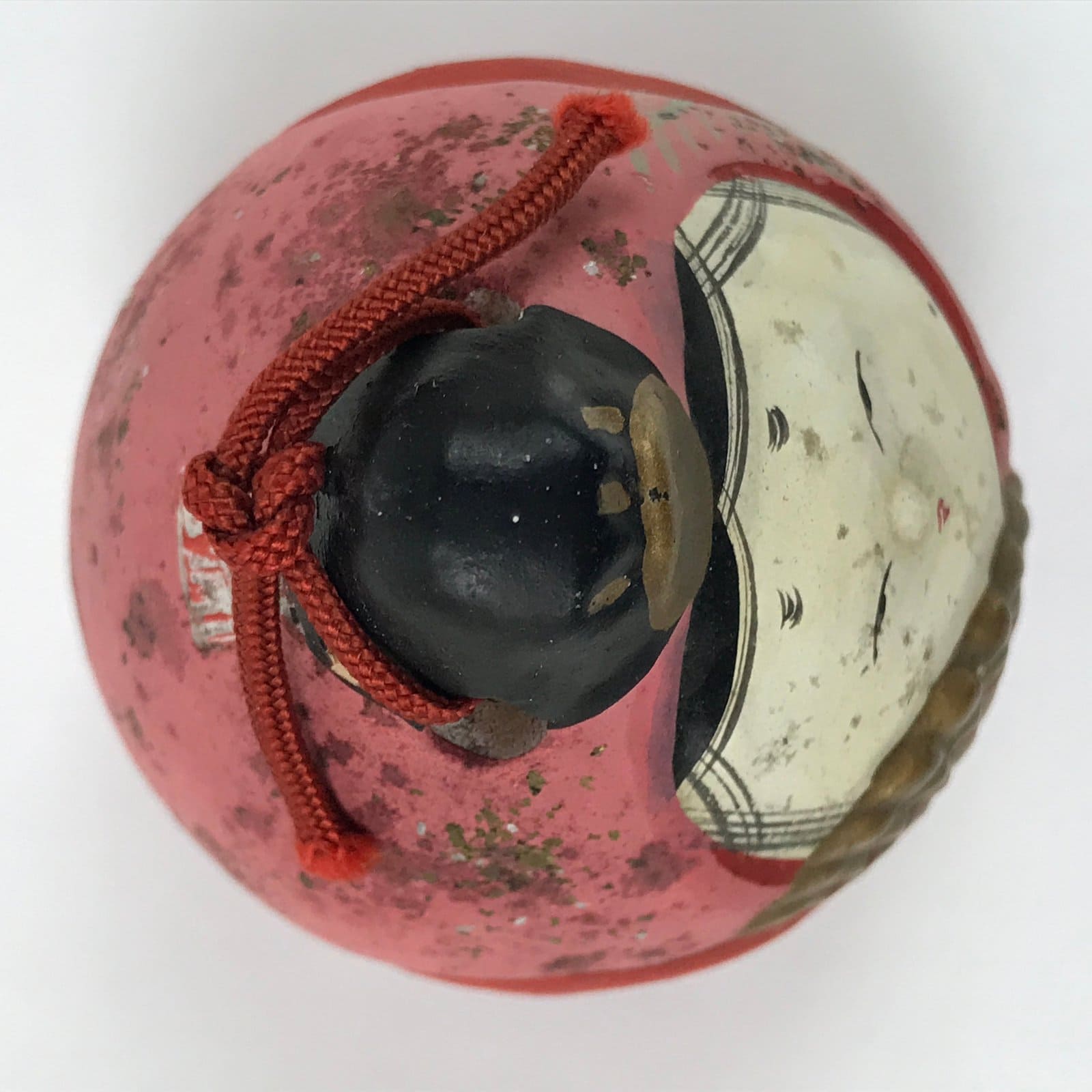 Japanese Clay Bell Dorei Vtg Tsuchi-Suzu Ceramic Hina Doll Hinamatsuri DR545