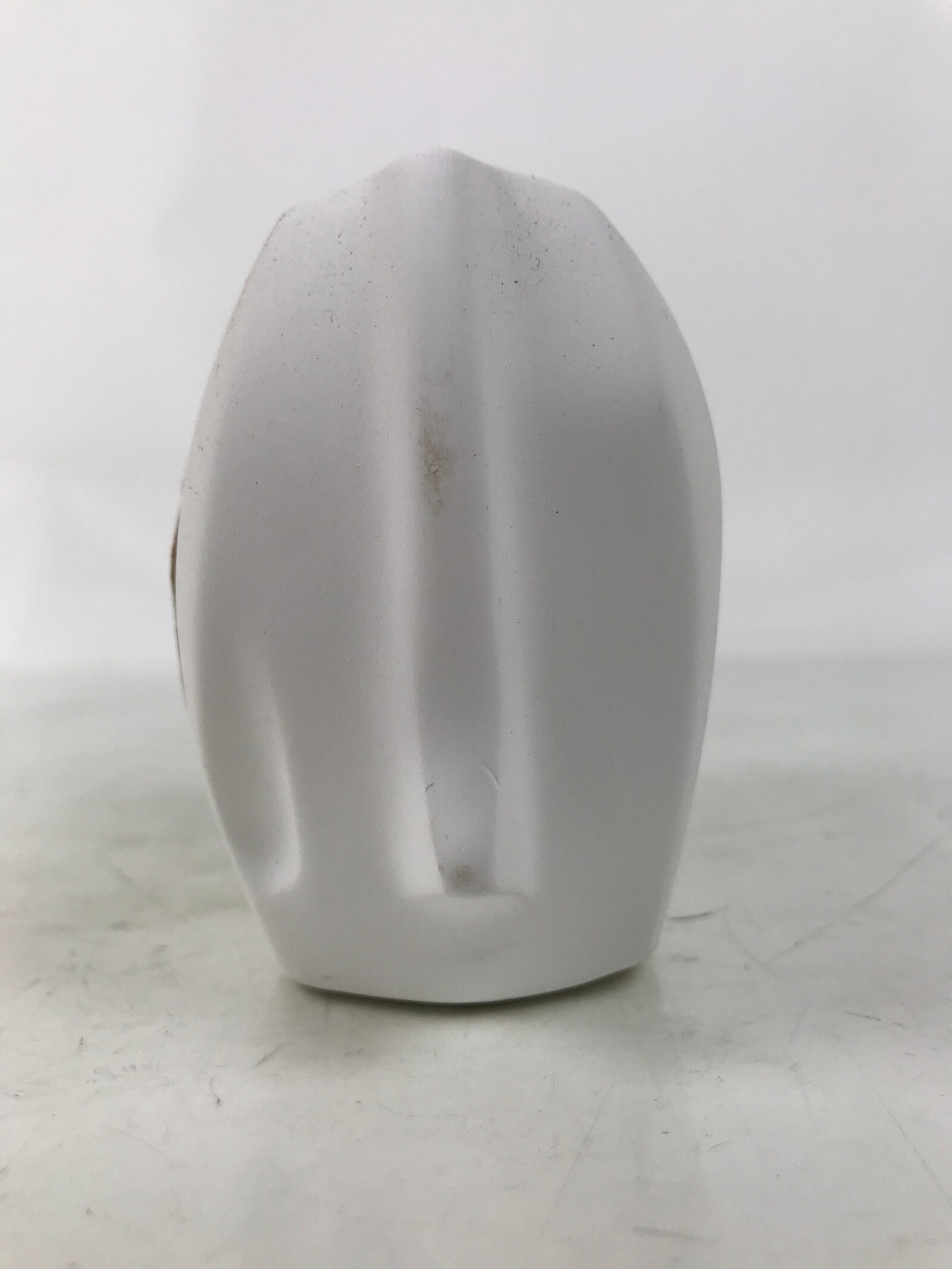 Japanese Clay Cow Figurine Vtg Zodiac Ushi Okimono Statue Decoration White ST76