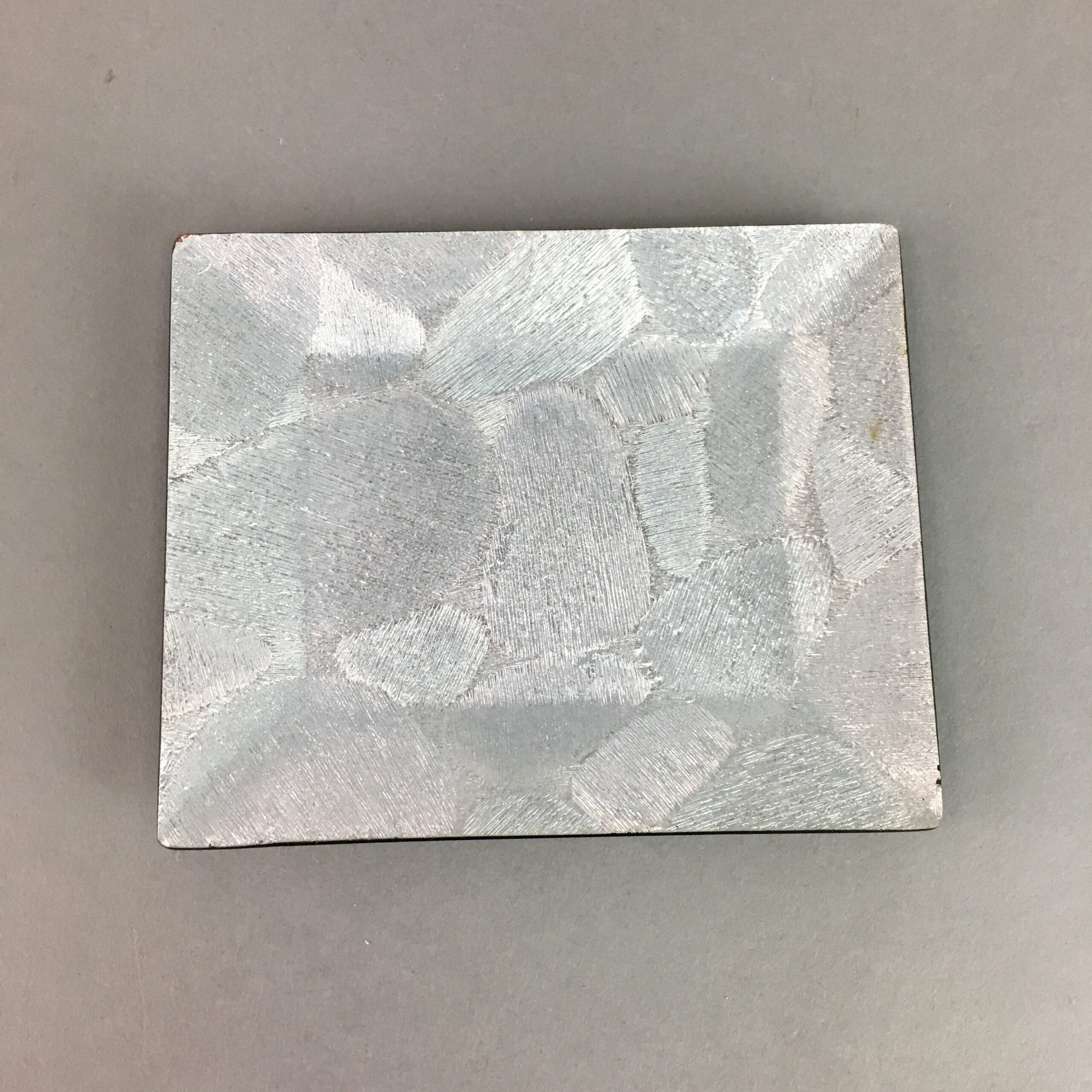 Japanese Cloisonne Small Plate Vtg Rectangle Shippo ware Kozara Silver PT914