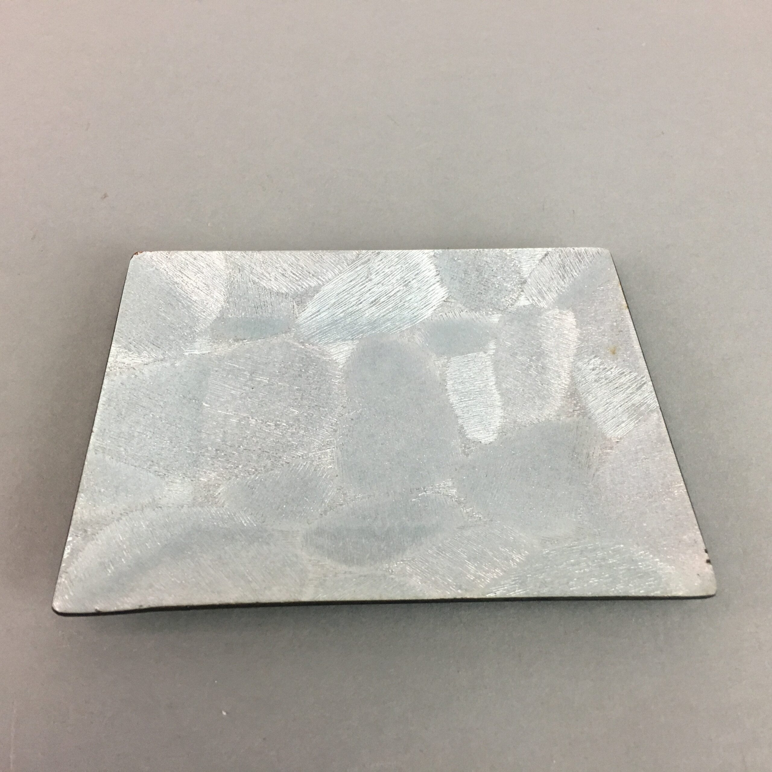 Japanese Cloisonne Small Plate Vtg Rectangle Shippo ware Kozara Silver PT914