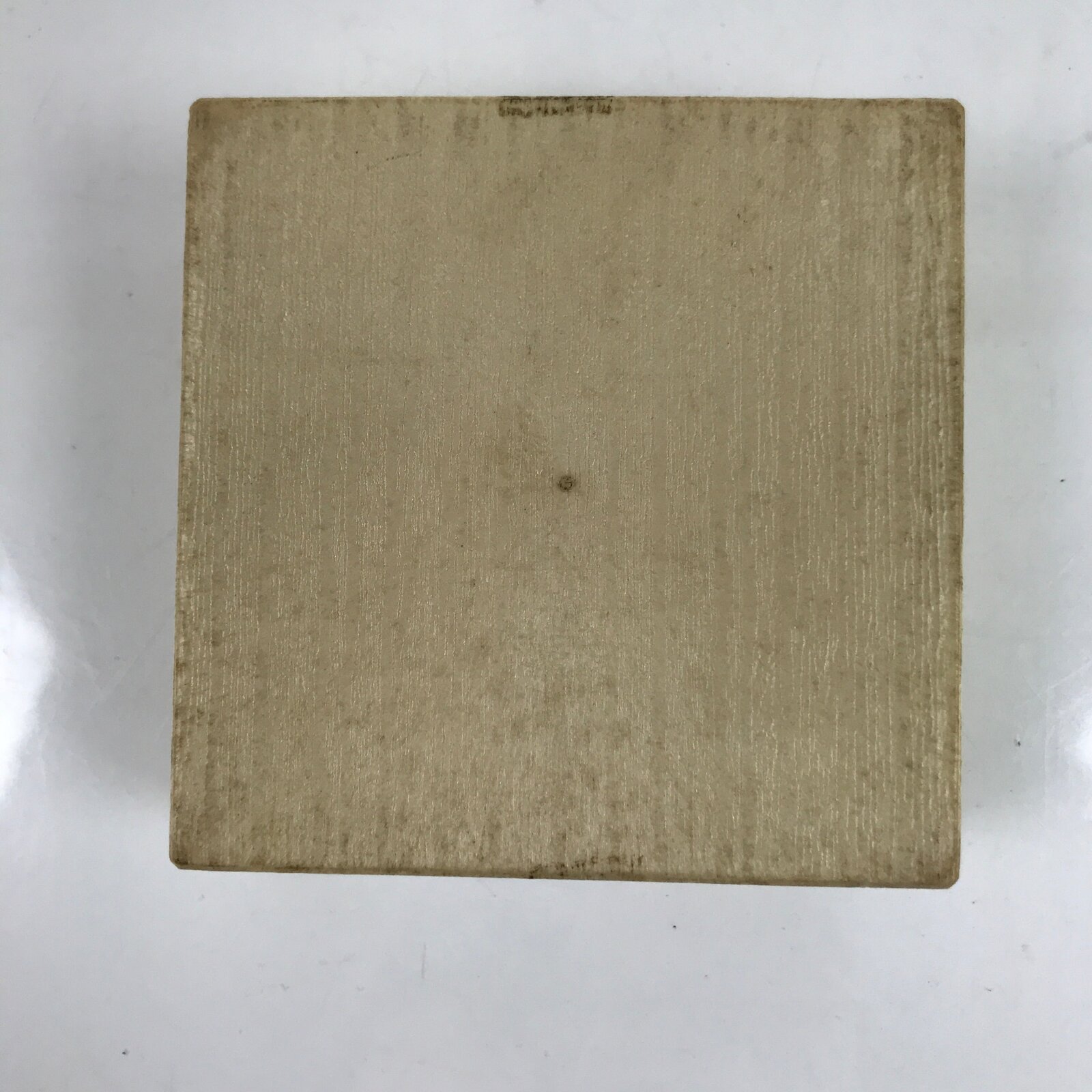 Japanese Drinking Sake Cup Vtg Gold Replica Sakazuki w/Box w/Stand JK757