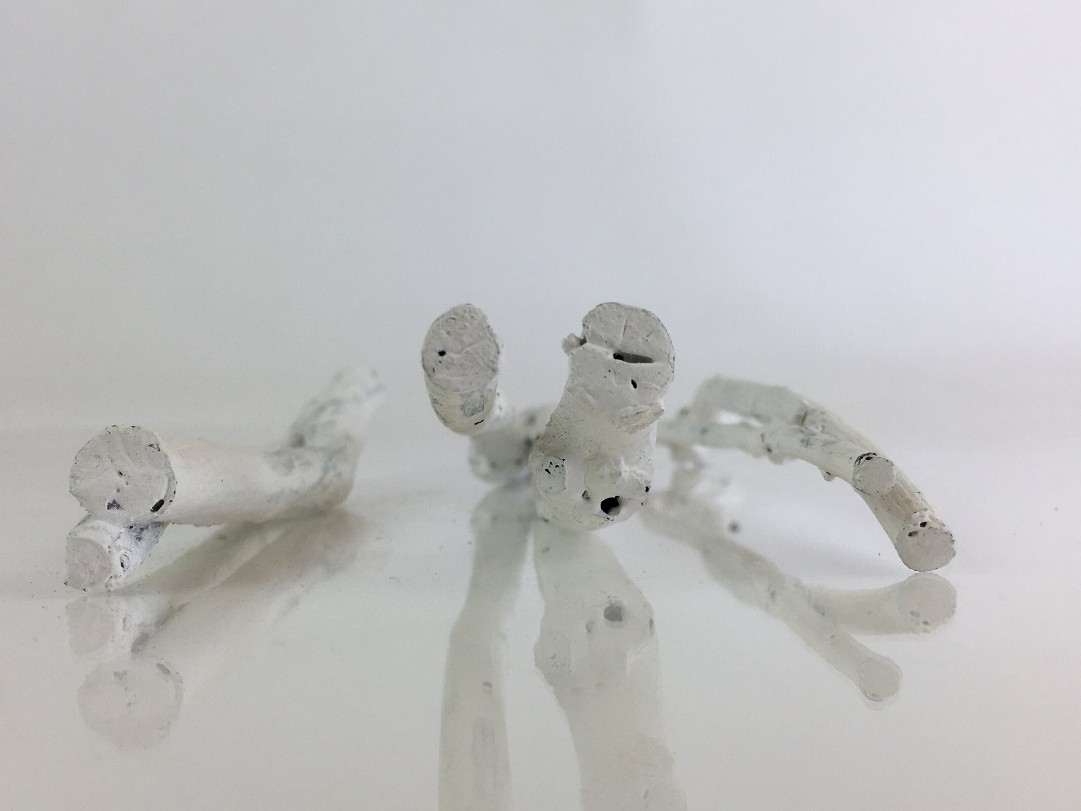 Japanese Edazumi Charcoal Tea Ceremony Vtg White Tea Utensils JK390