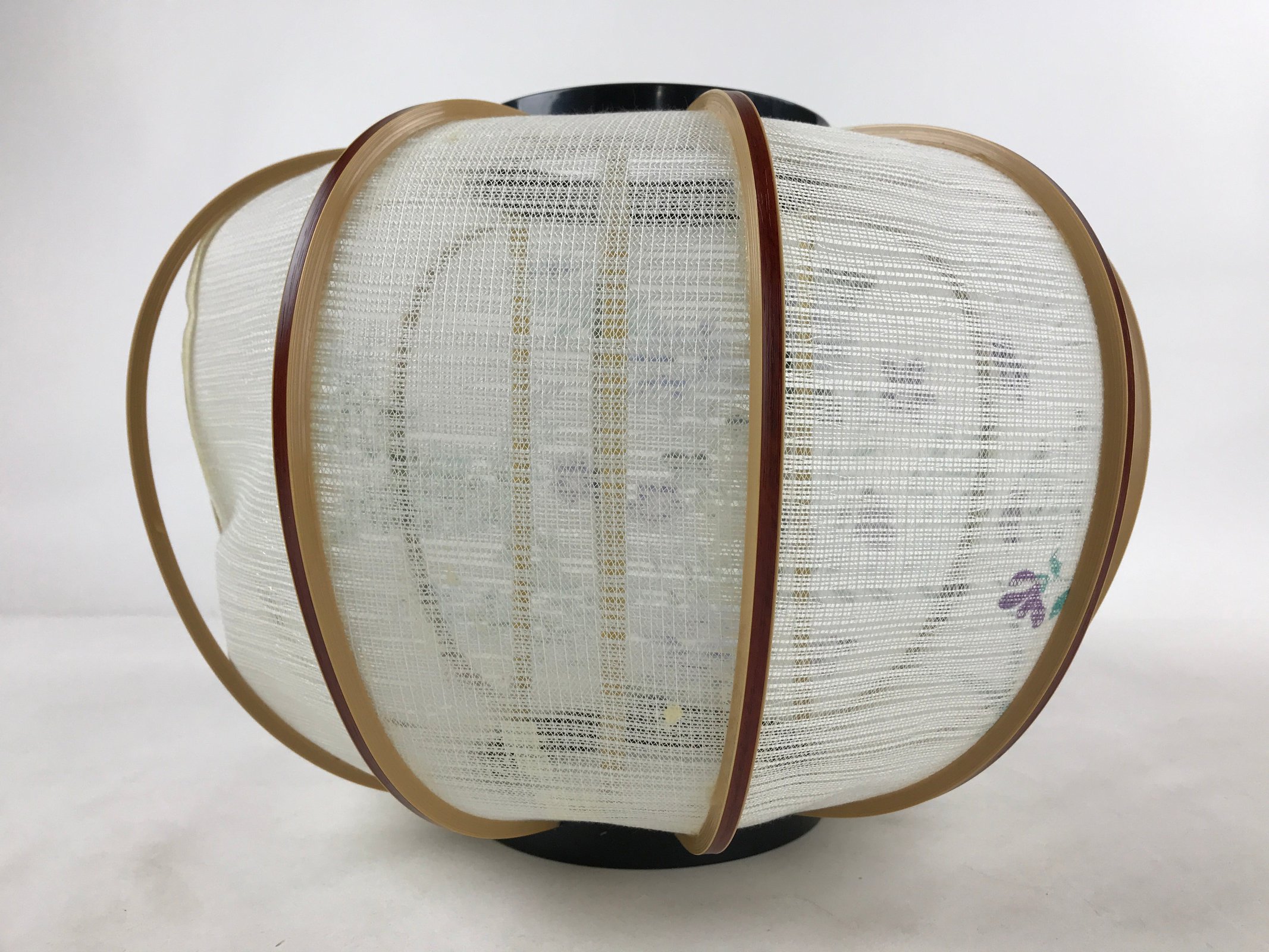 Japanese Electric Ouchi Lantern Vtg 3 Legs Standing Chochin Obon Festival LT75