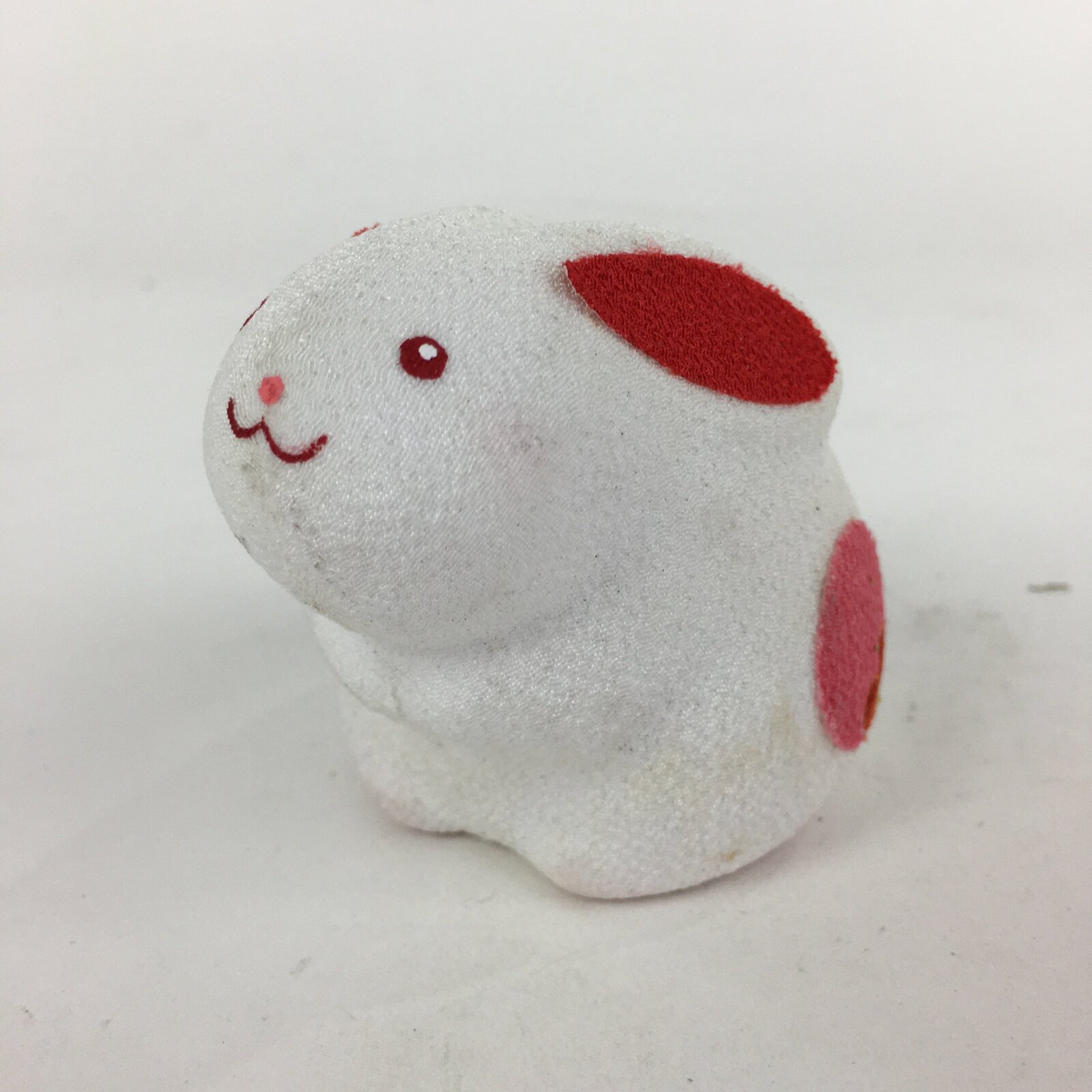 Japanese Fabric Mouse Doll Vtg Zodiac Ceramic Figurine Okimono KF572