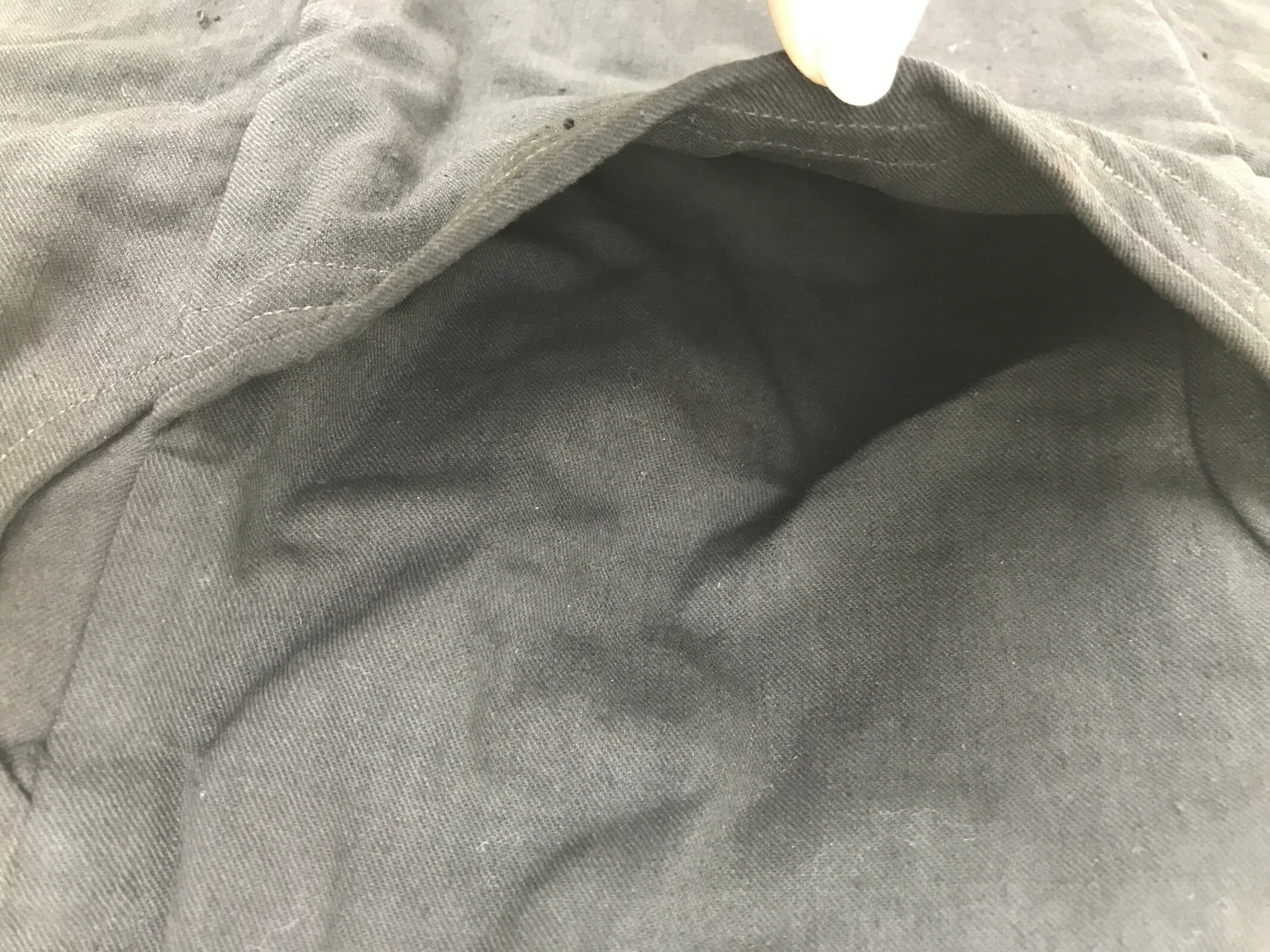 Japanese Firefighter Uniform Apron Haragake Vtg Fire Brigade Matsuri Black MK28