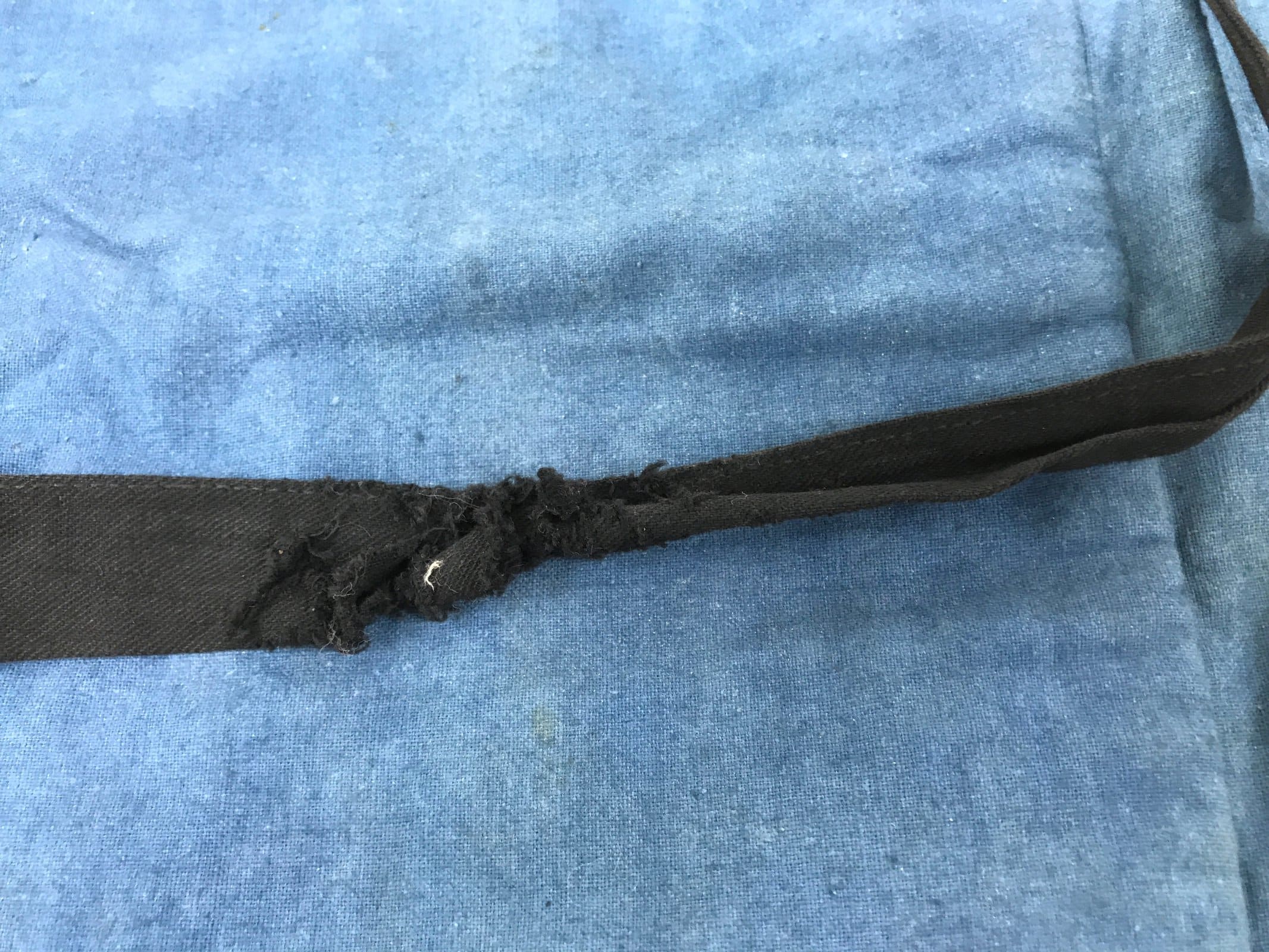 Japanese Firefighter Uniform Apron Haragake Vtg Fire Brigade Matsuri Black MK29