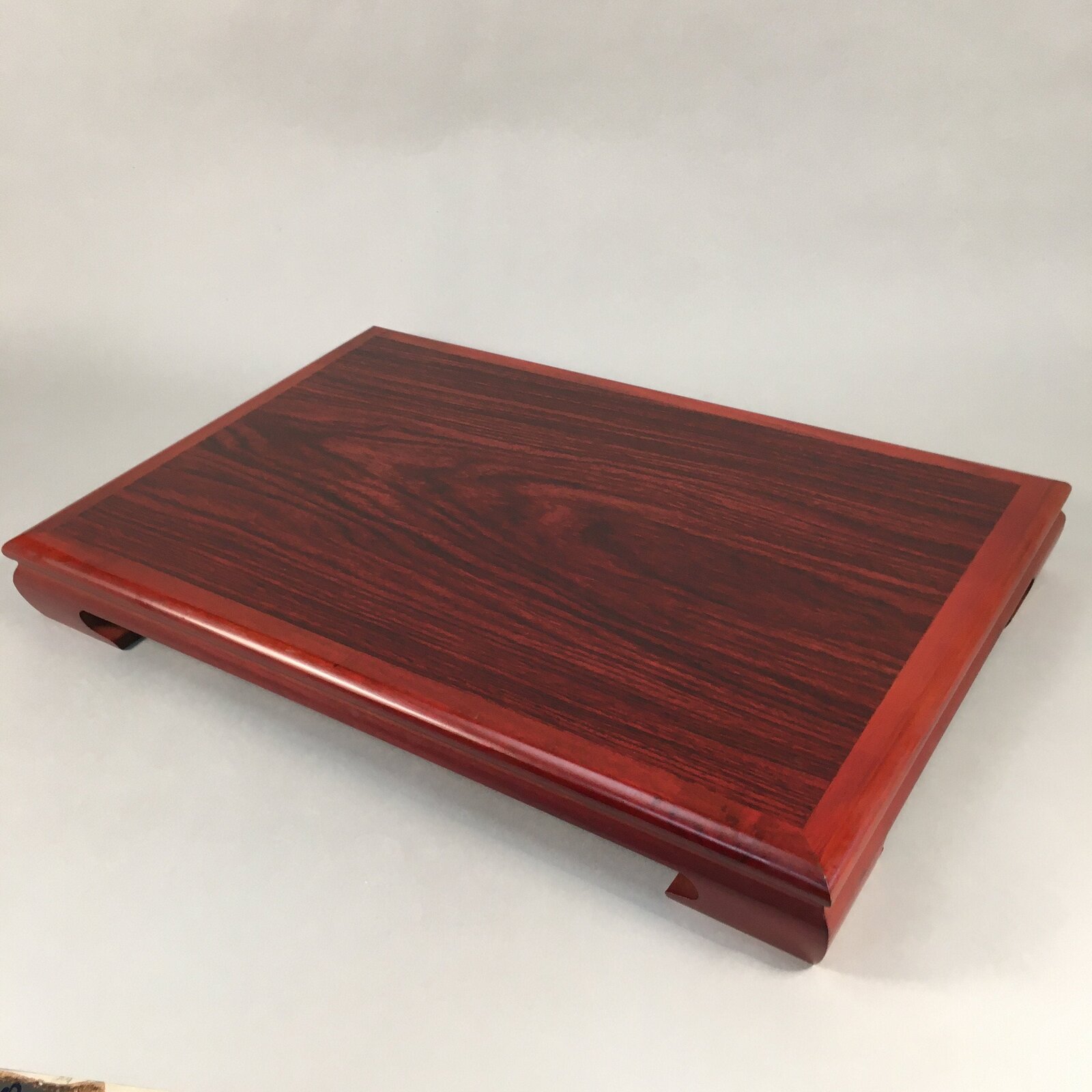 Japanese Flower Vase Stand Wooden Bonsai Table Vtg Kadai Board Ikebana WT304