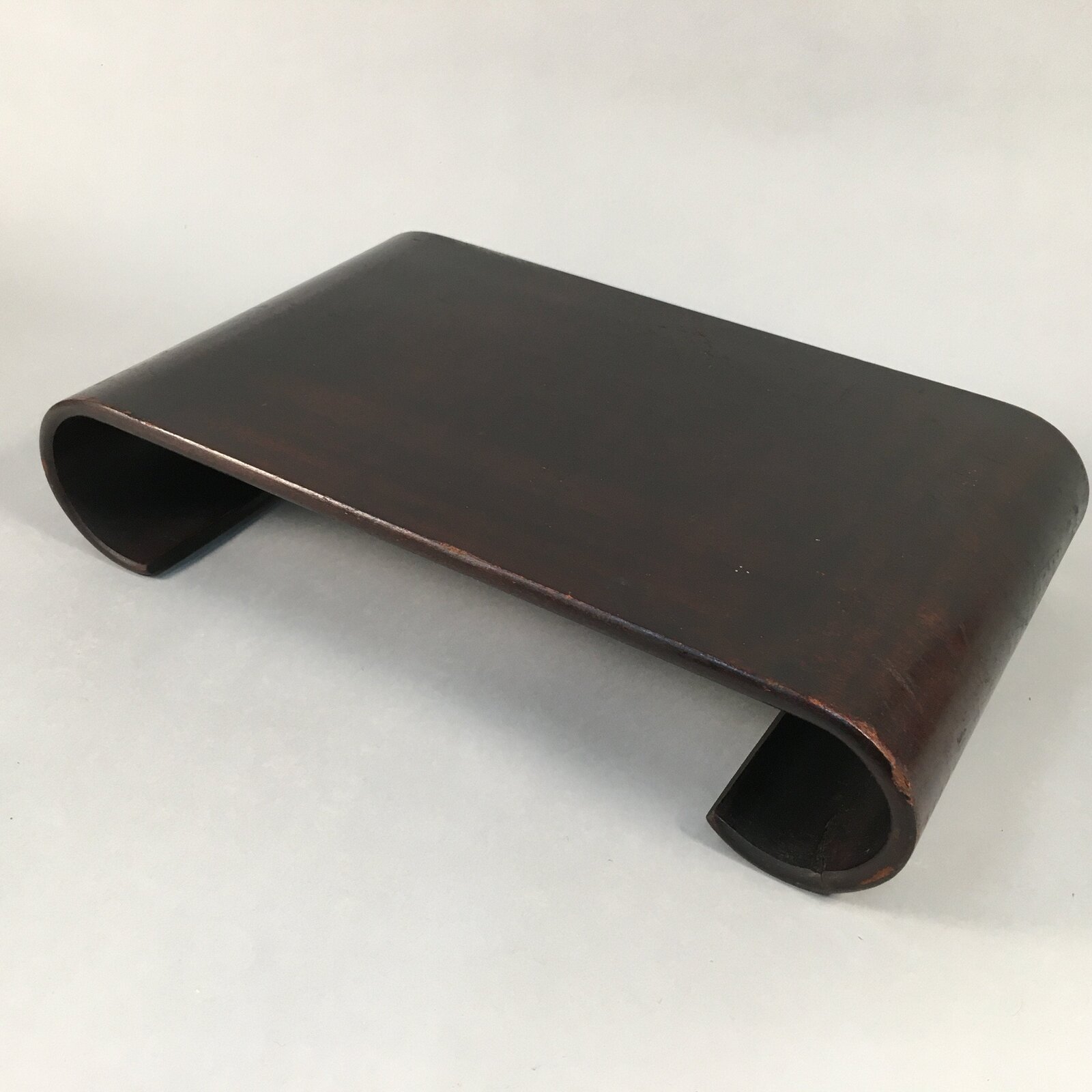 Japanese Flower Vase Stand Wooden Bonsai Table Vtg Kadai Board Ikebana WT306