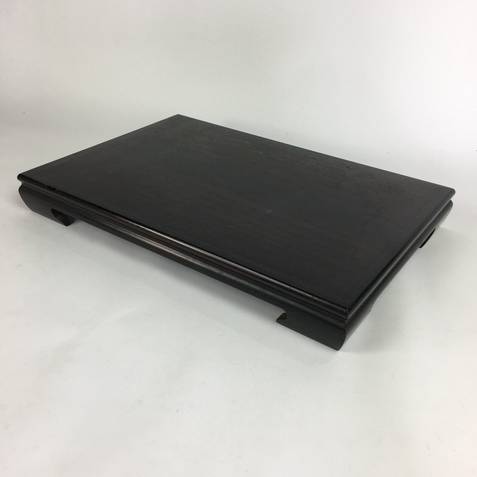 Japanese Flower Vase Stand Wooden Bonsai Table Vtg Kadai Board Ikebana WT315