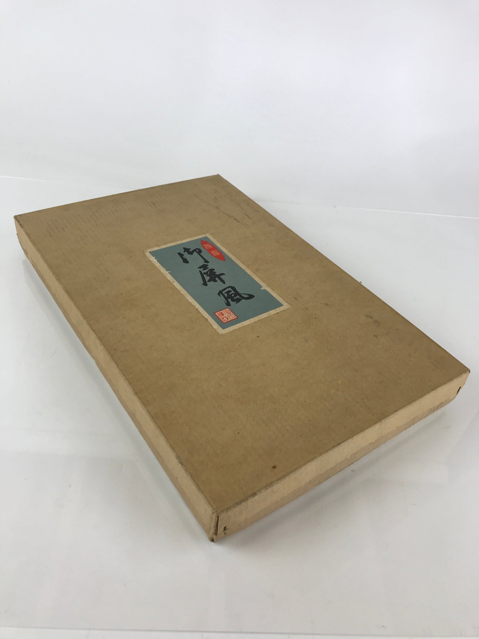 Japanese Folding Screen Byobu Panel Vtg Hina Doll Furniture Gold ID474