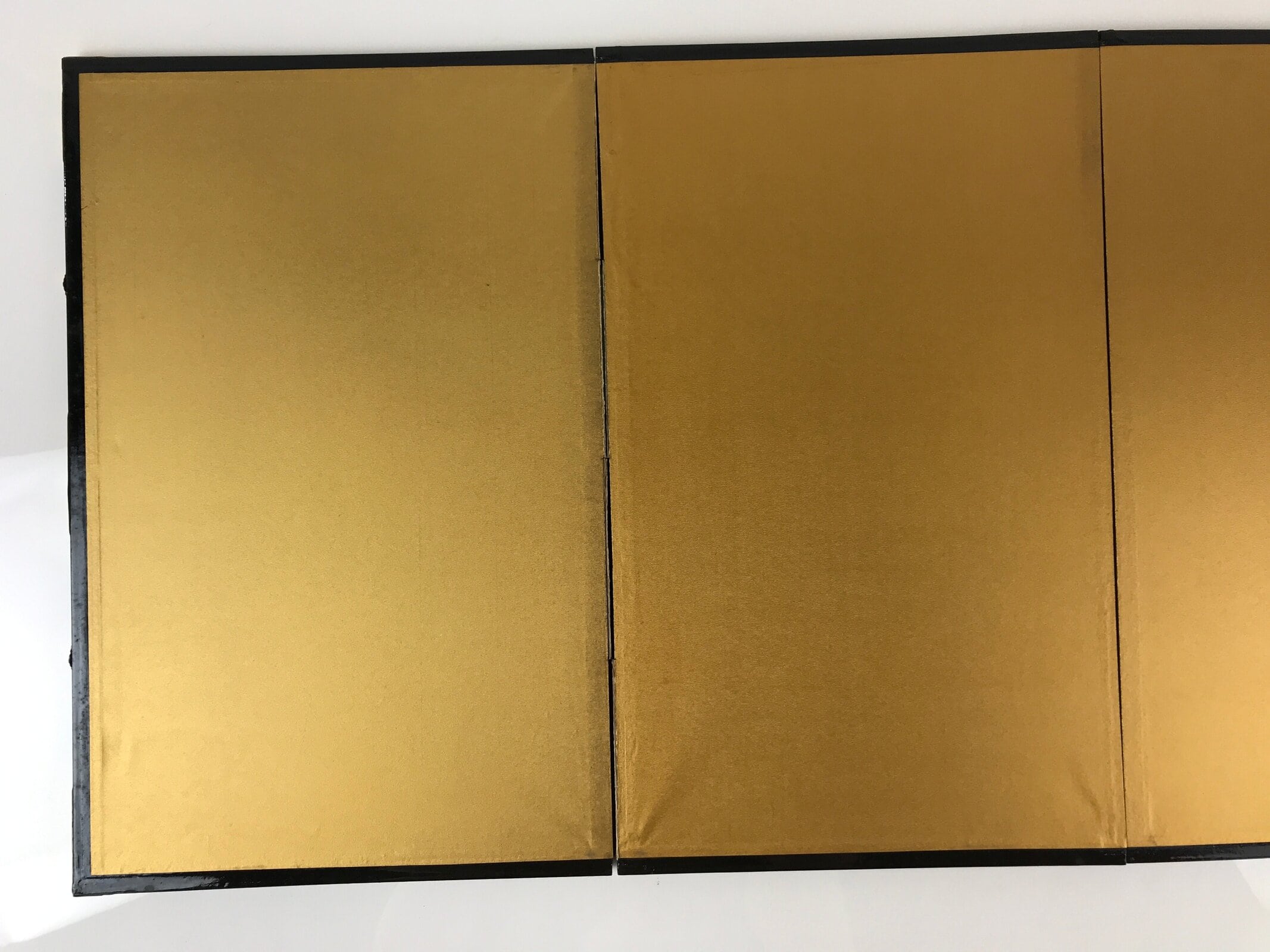 Japanese Folding Screen Byobu Panel Vtg Hina Doll Furniture Gold ID474