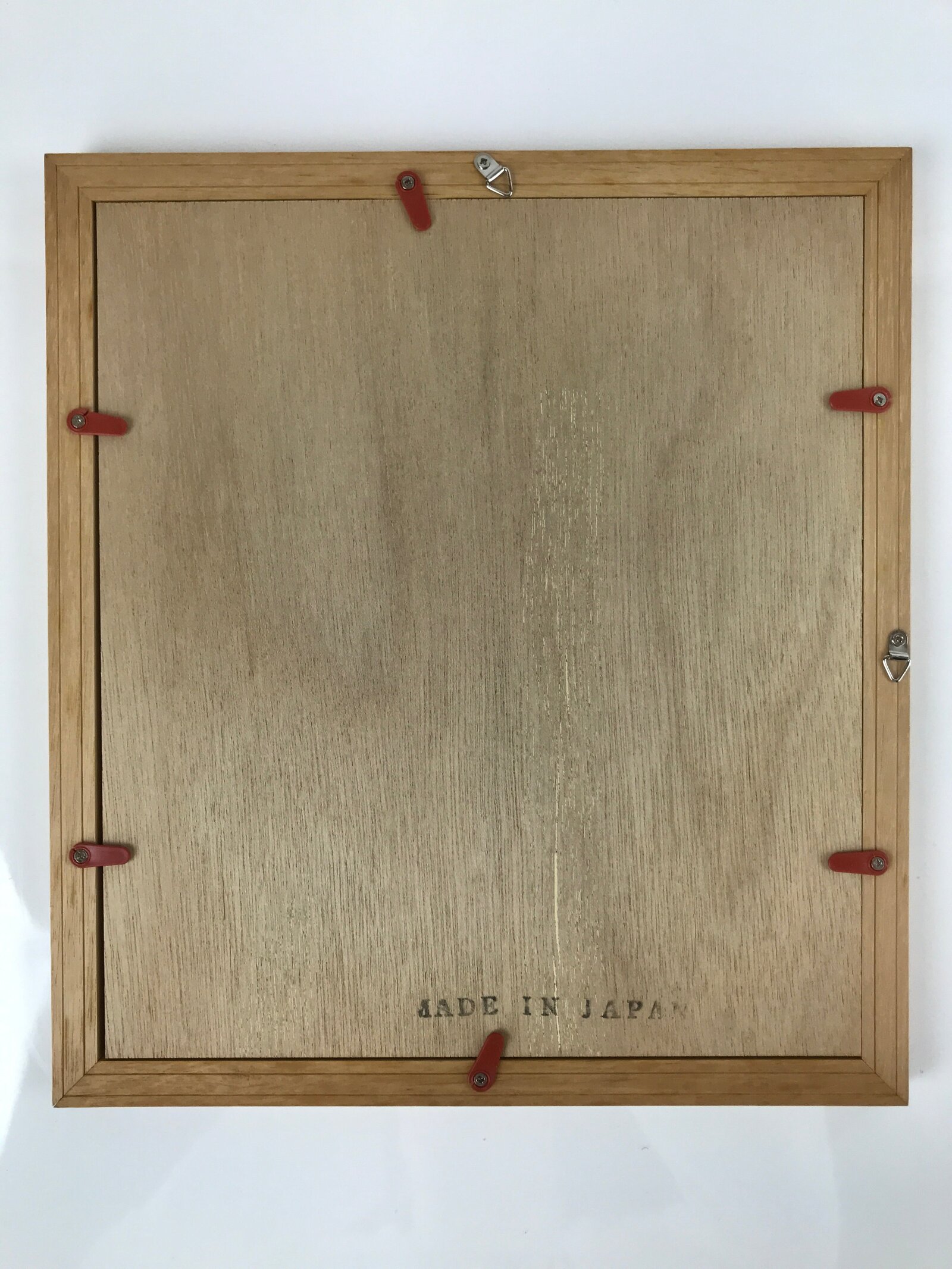 Japanese Framed Washi Paper Zodiac Rooster Art Vtg Traditional Craft Red FR22