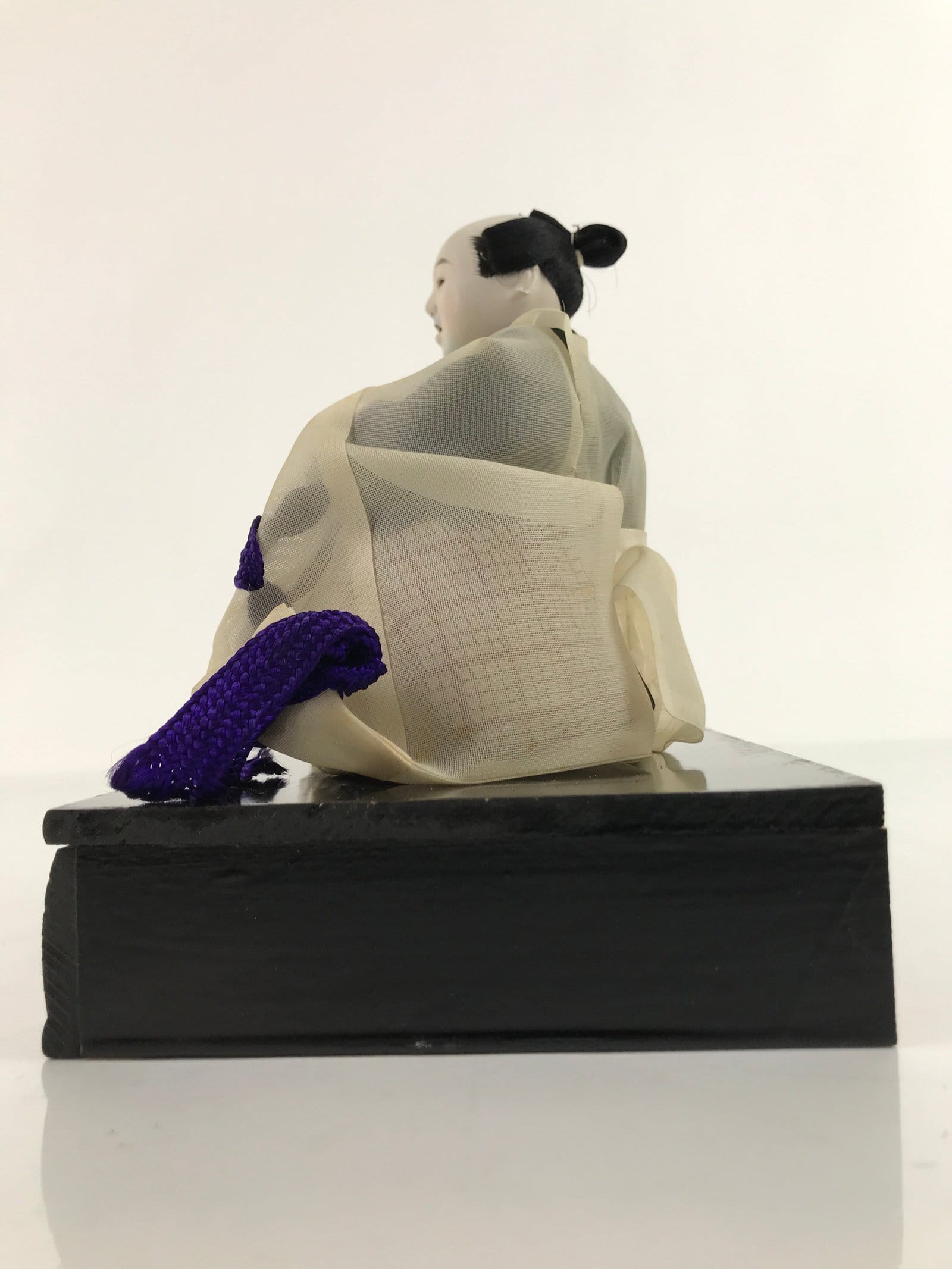 Japanese Girl Festival Court Crying Man Servant Hina Doll Matsuri Wood ID570