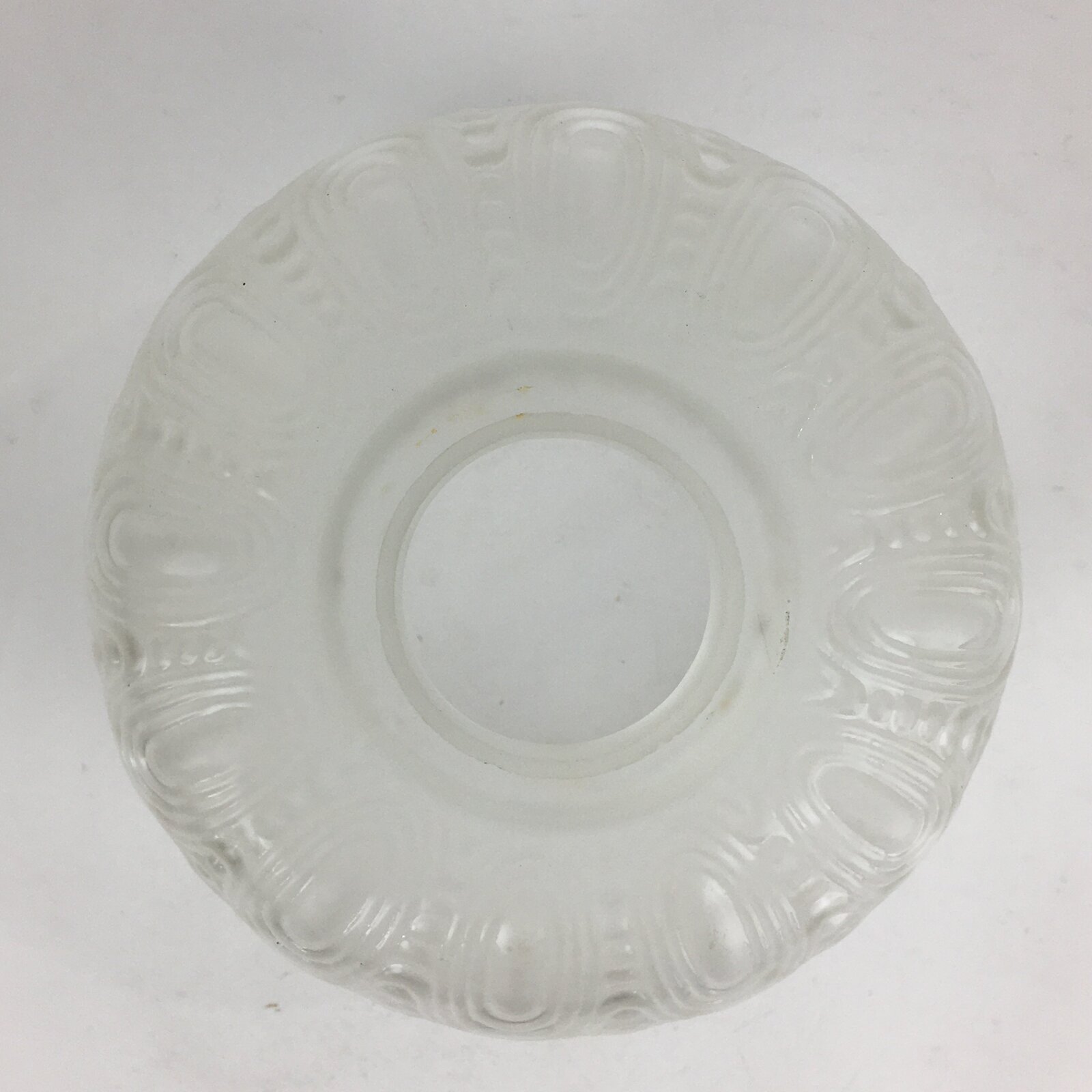 Japanese Glass Lamp Shade Vtg Bulb Cover Frosted Glass JK361