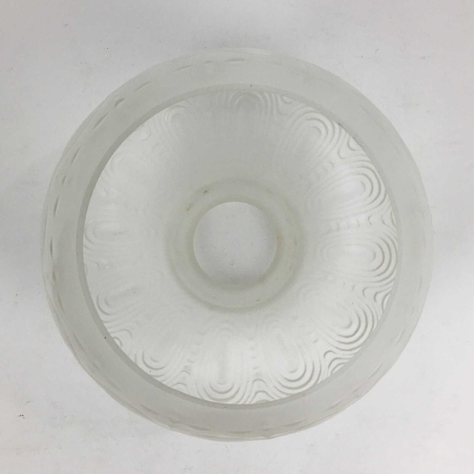 Japanese Glass Lamp Shade Vtg Bulb Cover Frosted Glass JK361