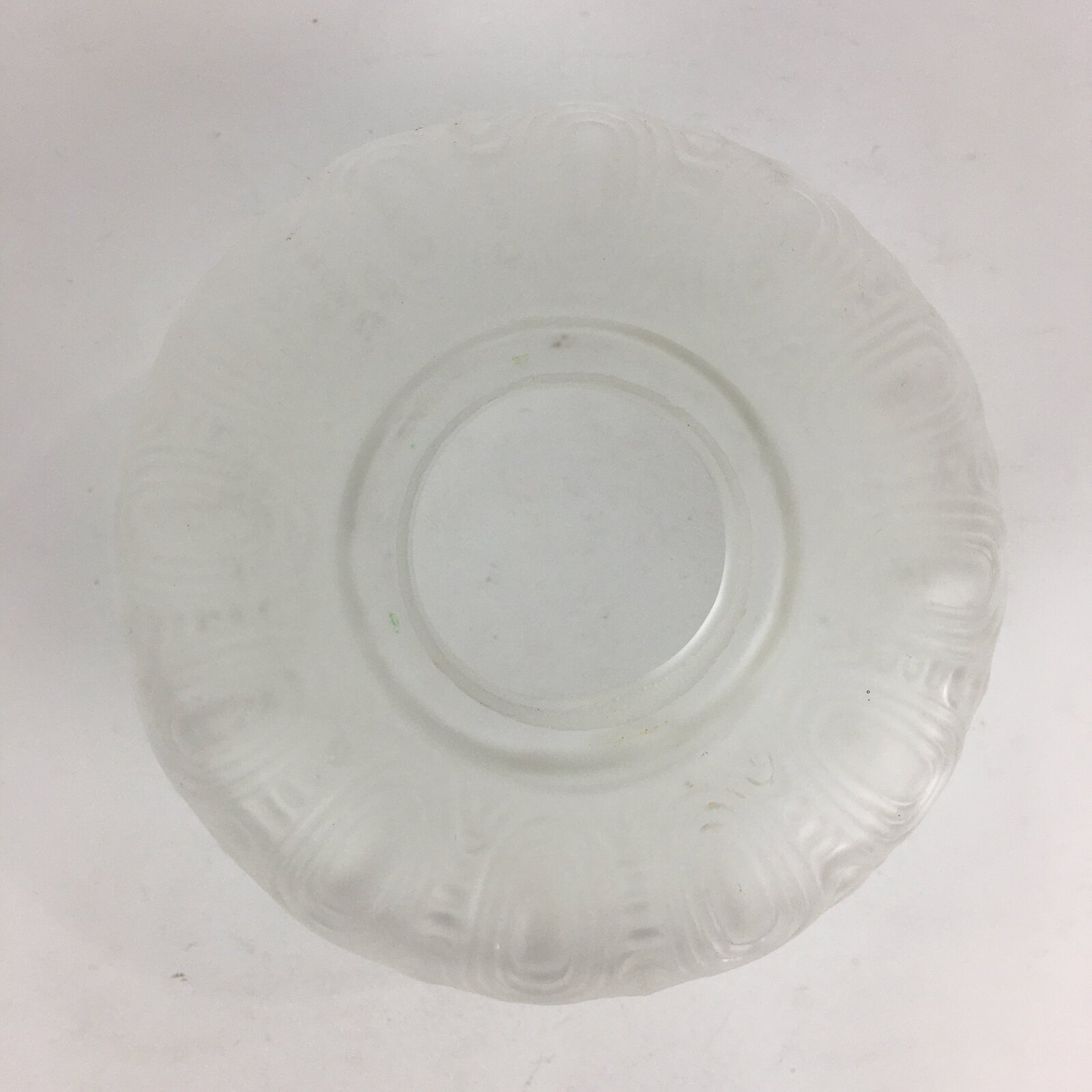 Japanese Glass Lamp Shade Vtg Bulb Cover Frosted Glass JK362