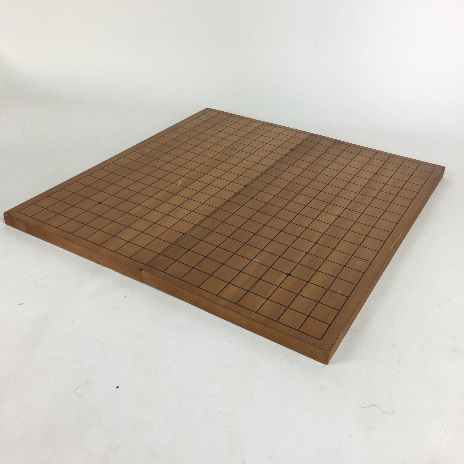 Japanese Go Board Vtg Portable Goban Game Igo Foldable 19X19 Grid GB54