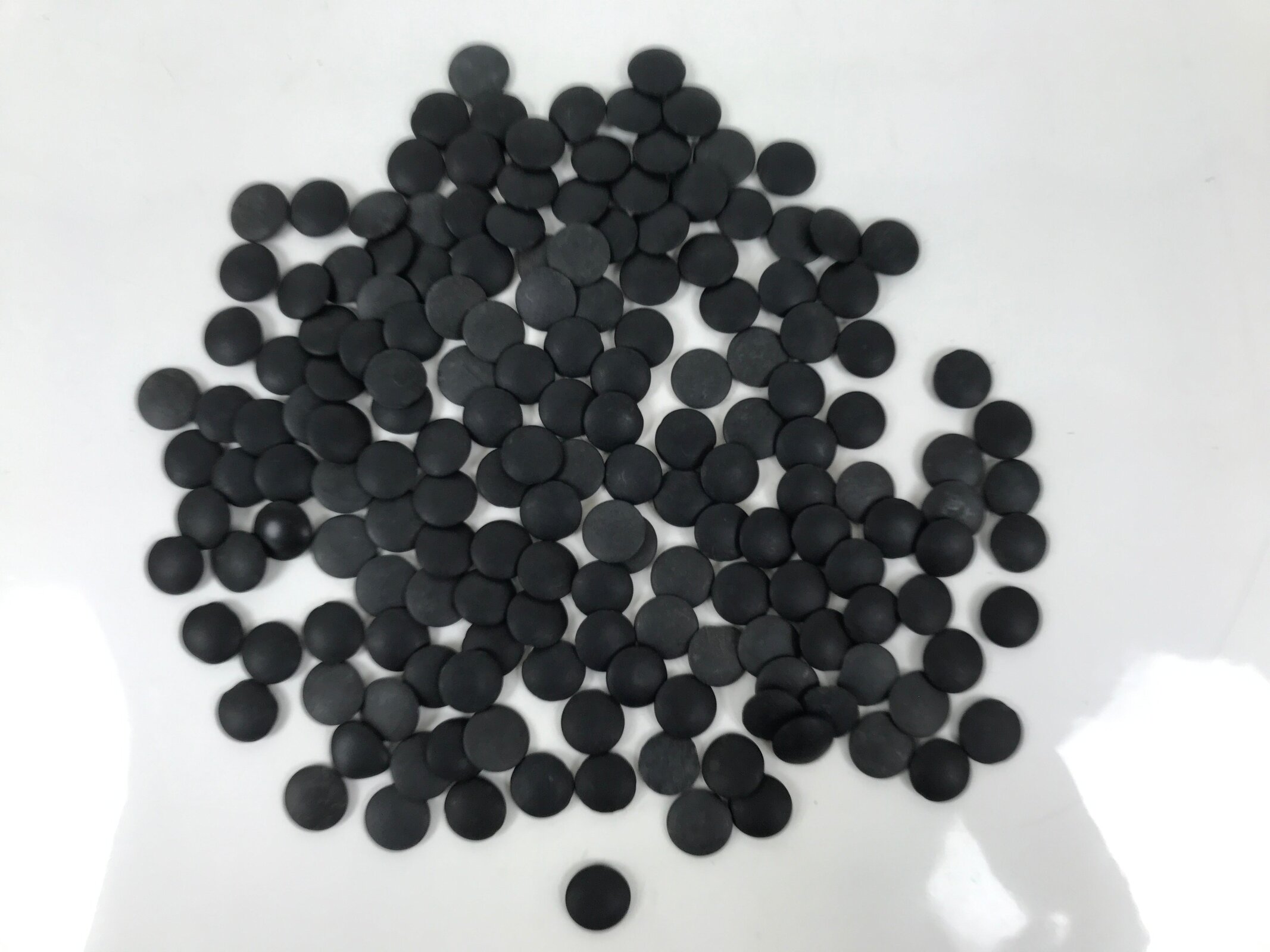 Japanese Go Stone Goishi Game Pieces Set Vtg Igo Brown Wood Bowls Glass GO100